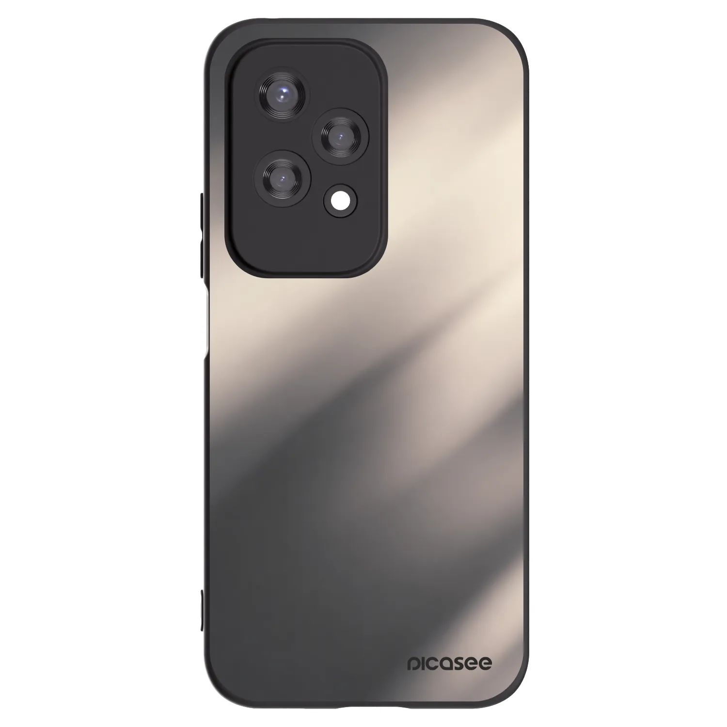 Picasee fekete szilikon tok az alábbi mobiltelefonokra Honor 200 Lite - Smoky Beige