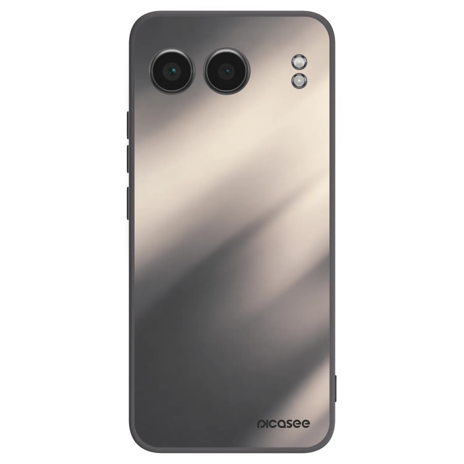 Picasee fekete szilikon tok az alábbi mobiltelefonokra OnePlus Nord 4 - Smoky Beige