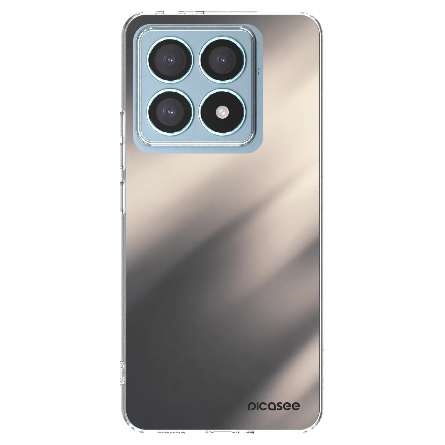 Picasee átlátszó szilikon tok az alábbi mobiltelefonokra Xiaomi 14T Pro - Smoky Beige
