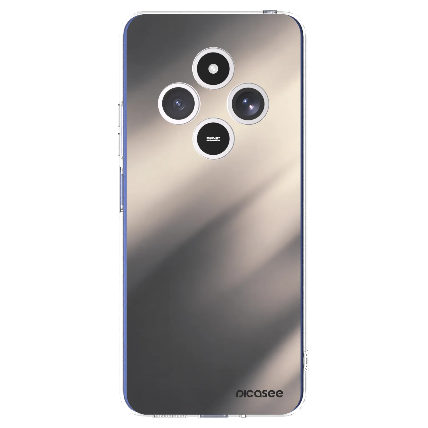 Picasee átlátszó szilikon tok az alábbi mobiltelefonokra Xiaomi Redmi 14C - Smoky Beige