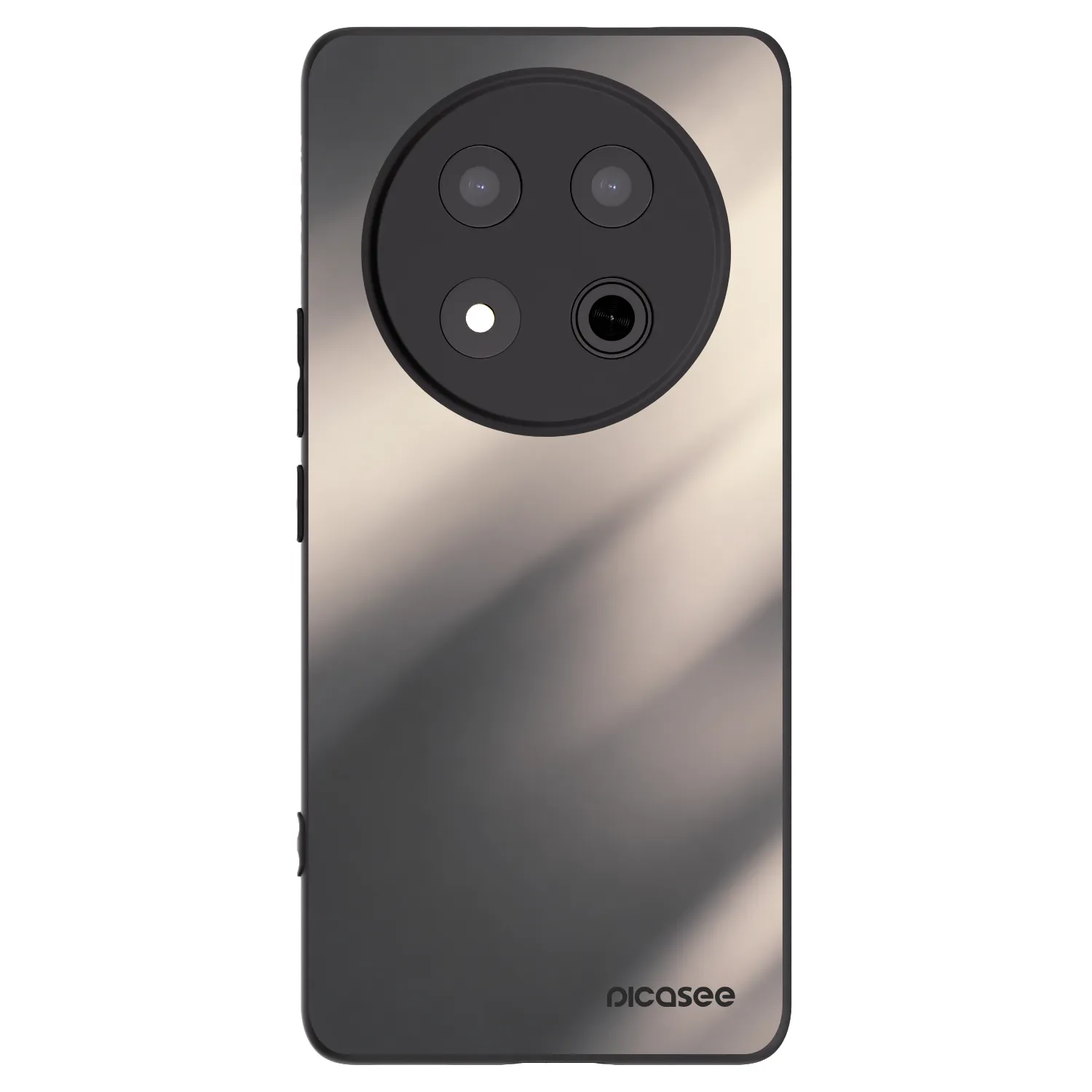 Picasee fekete szilikon tok az alábbi mobiltelefonokra Honor Magic7 Lite 5G - Smoky Beige