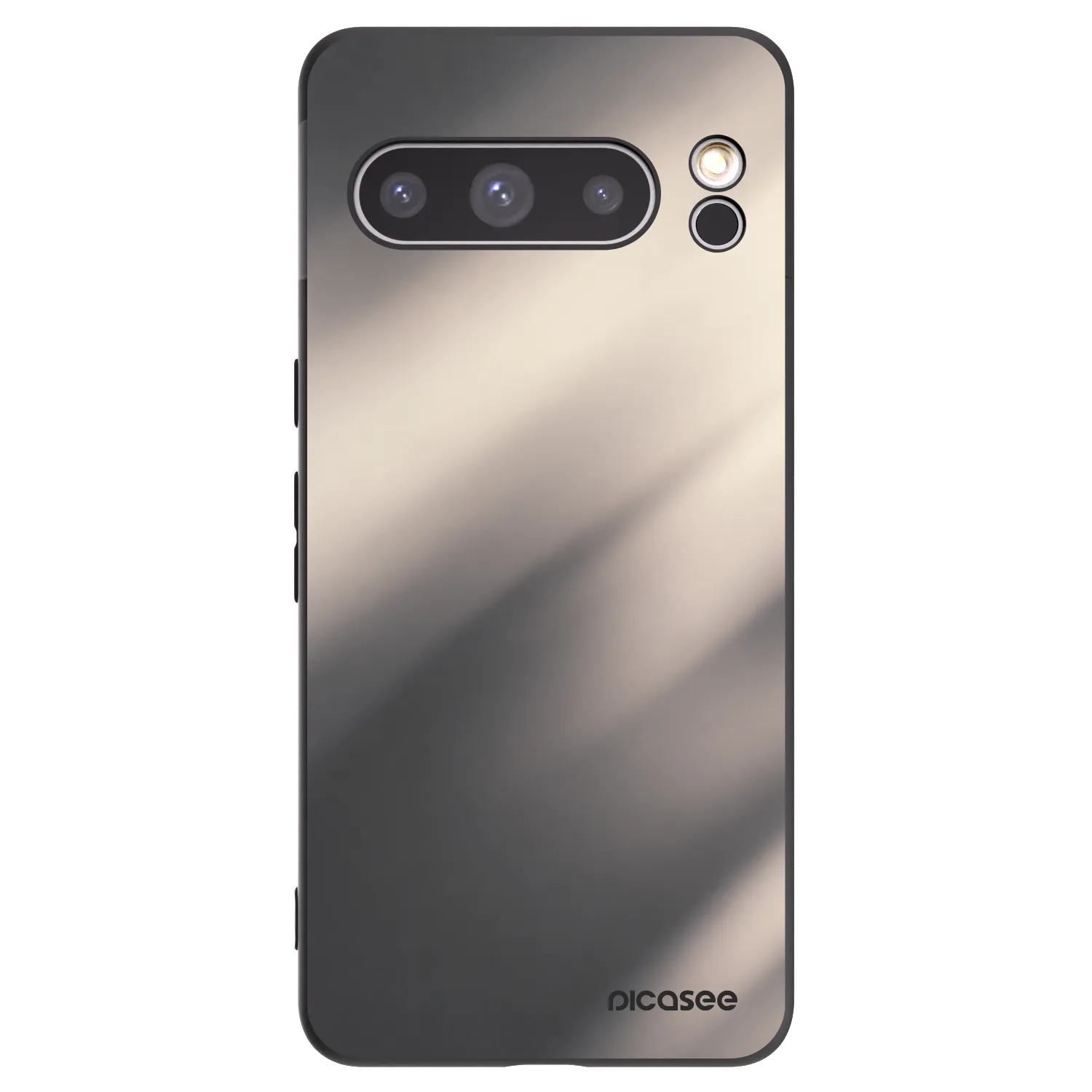 Picasee fekete szilikon tok az alábbi mobiltelefonokra Google Pixel 8 Pro - Smoky Beige