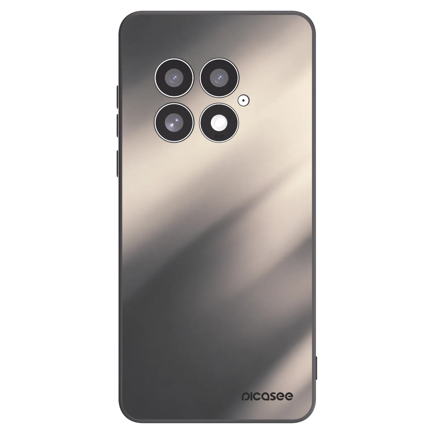 Picasee fekete szilikon tok az alábbi mobiltelefonokra OnePlus 13 5G - Smoky Beige
