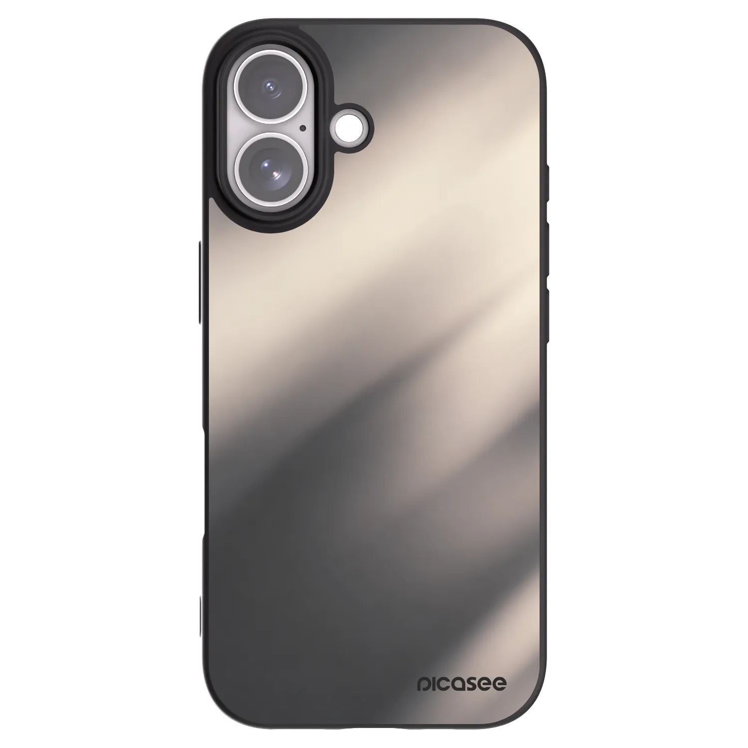 Picasee fekete szilikon tok az alábbi mobiltelefonokra Apple iPhone 17 - Smoky Beige