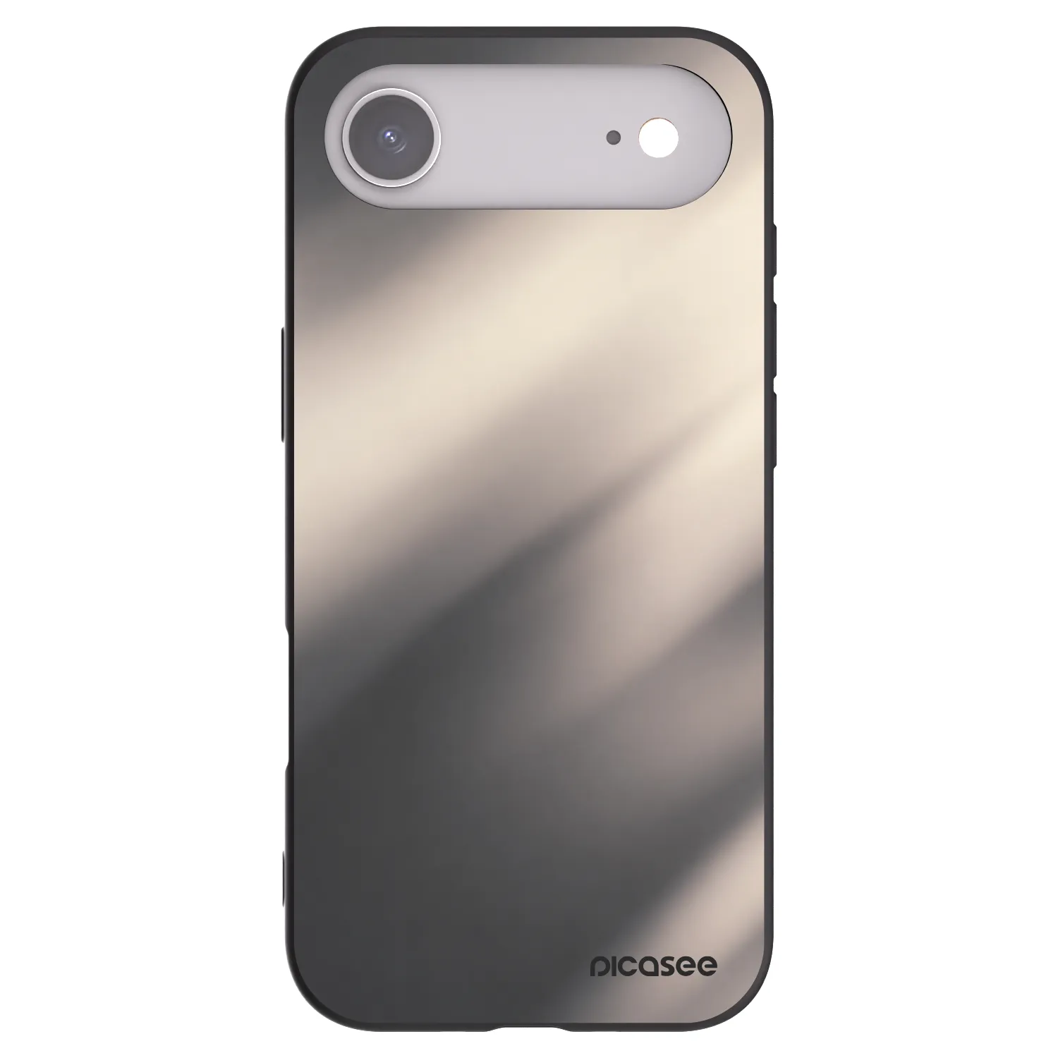 Picasee fekete szilikon tok az alábbi mobiltelefonokra Apple iPhone Air - Smoky Beige