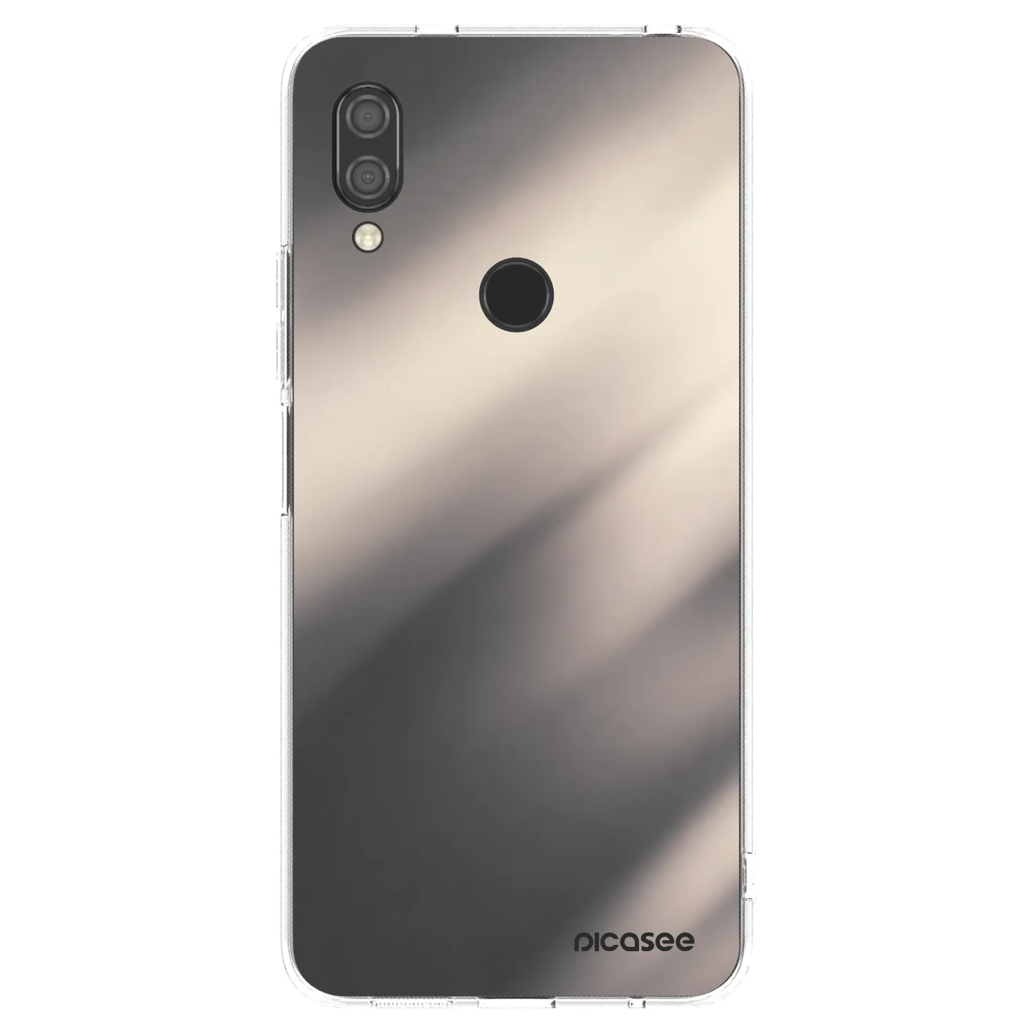 Picasee átlátszó szilikon tok az alábbi mobiltelefonokra Xiaomi Redmi 7 - Smoky Beige