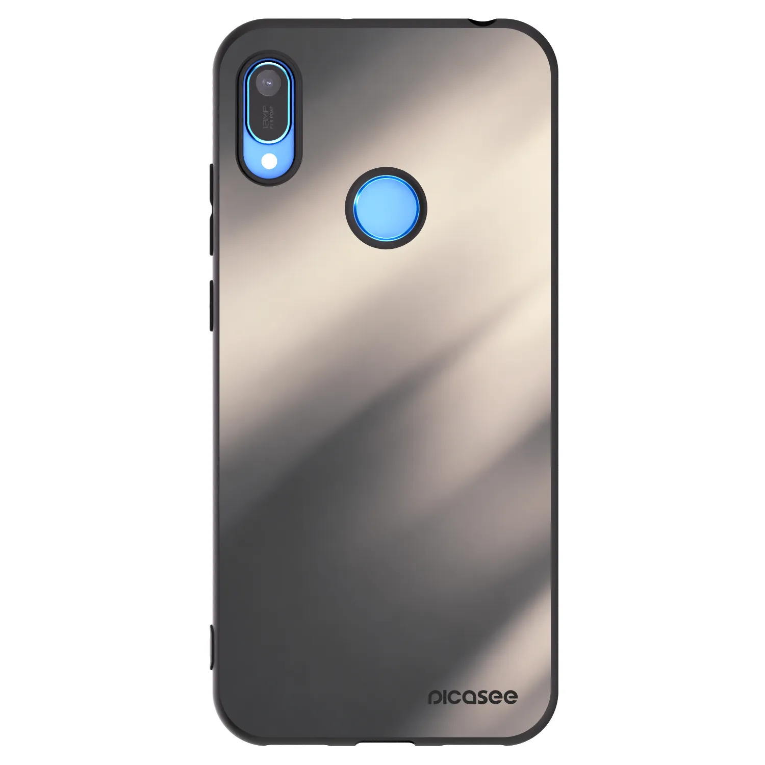 Picasee fekete szilikon tok az alábbi mobiltelefonokra Huawei Y6 2019 - Smoky Beige