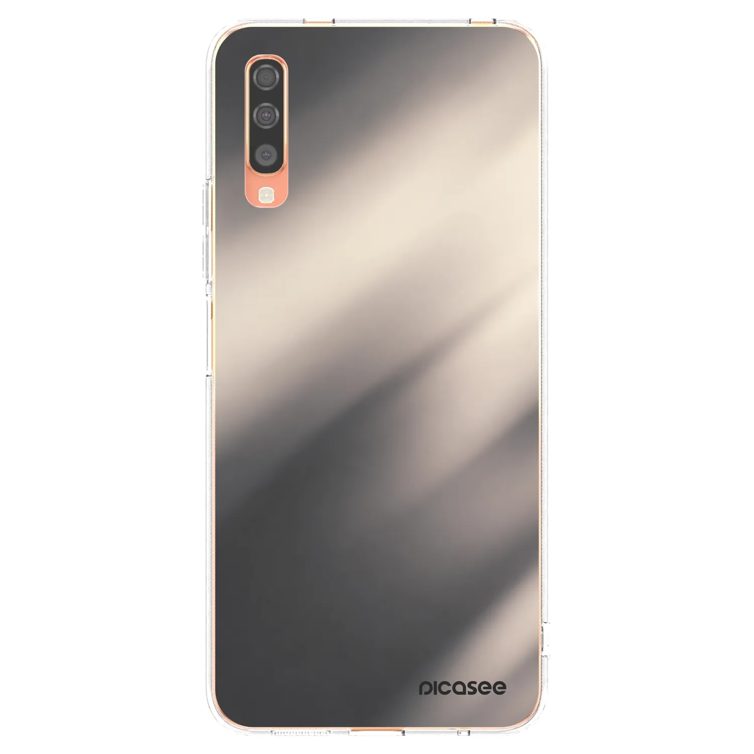 Picasee átlátszó szilikon tok az alábbi mobiltelefonokra Samsung Galaxy A70 A705F - Smoky Beige