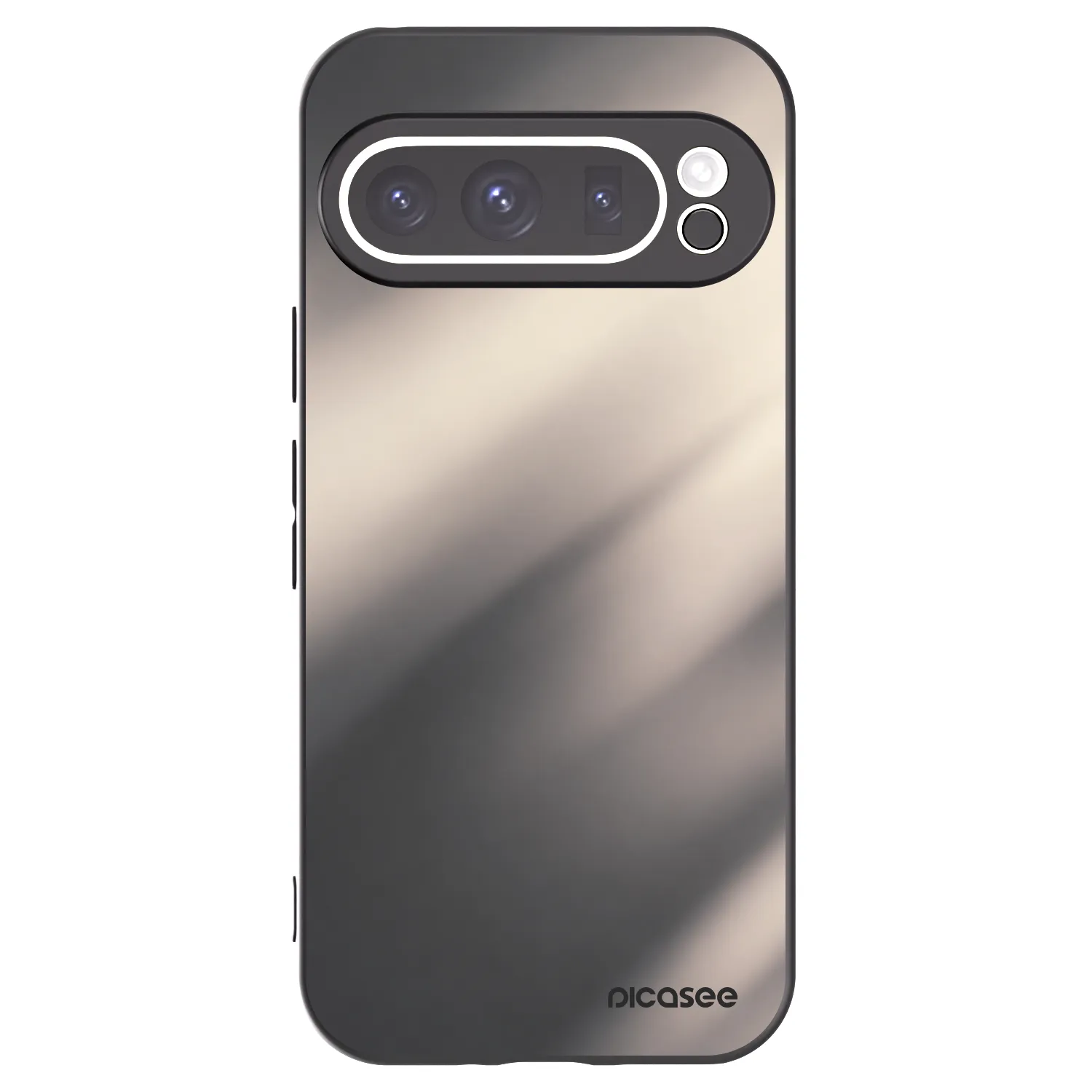 Picasee fekete szilikon tok az alábbi mobiltelefonokra Google Pixel 9 Pro XL - Smoky Beige