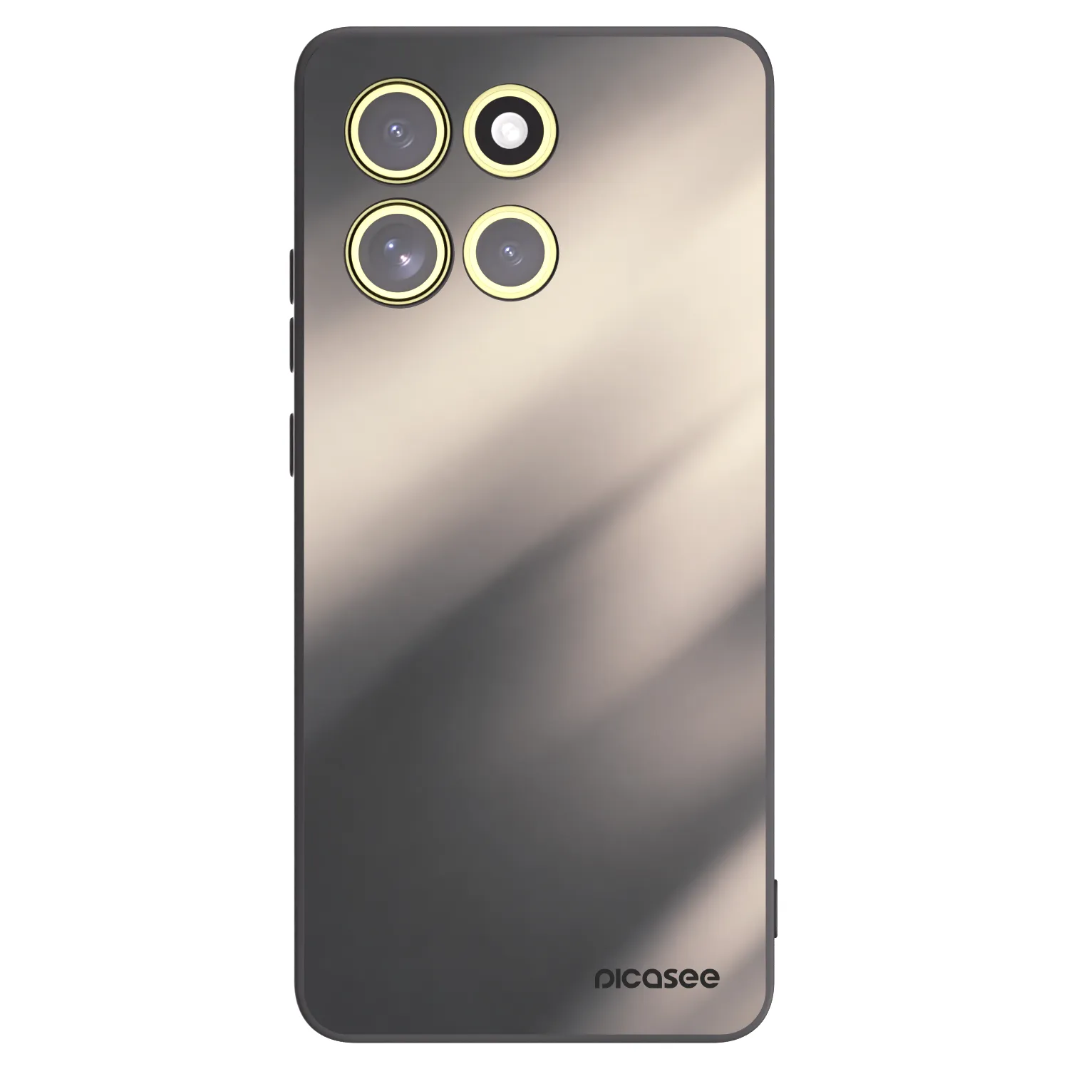 Picasee fekete szilikon tok az alábbi mobiltelefonokra Motorola Moto G86 5G - Smoky Beige