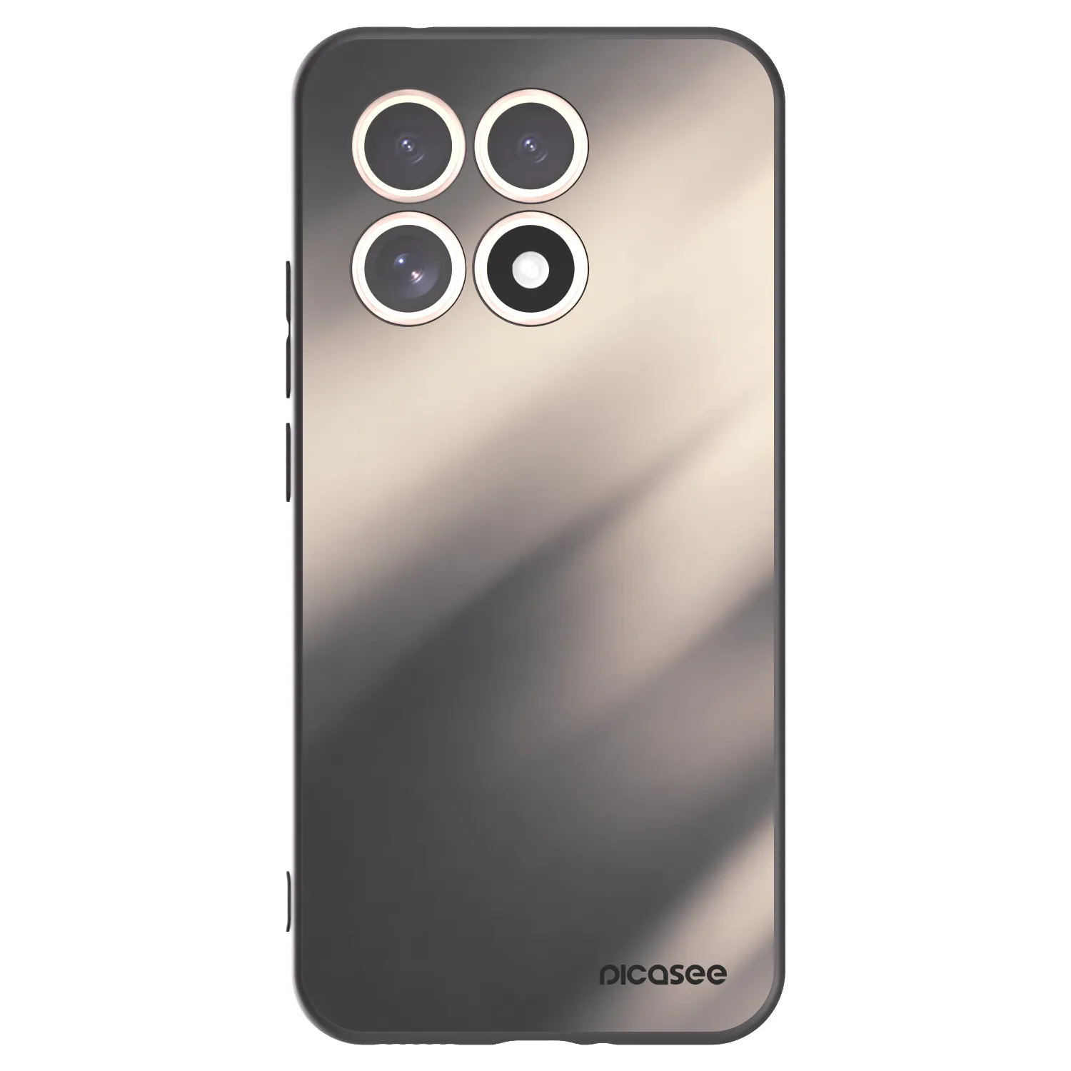 Picasee fekete szilikon tok az alábbi mobiltelefonokra Xiaomi 15T - Smoky Beige