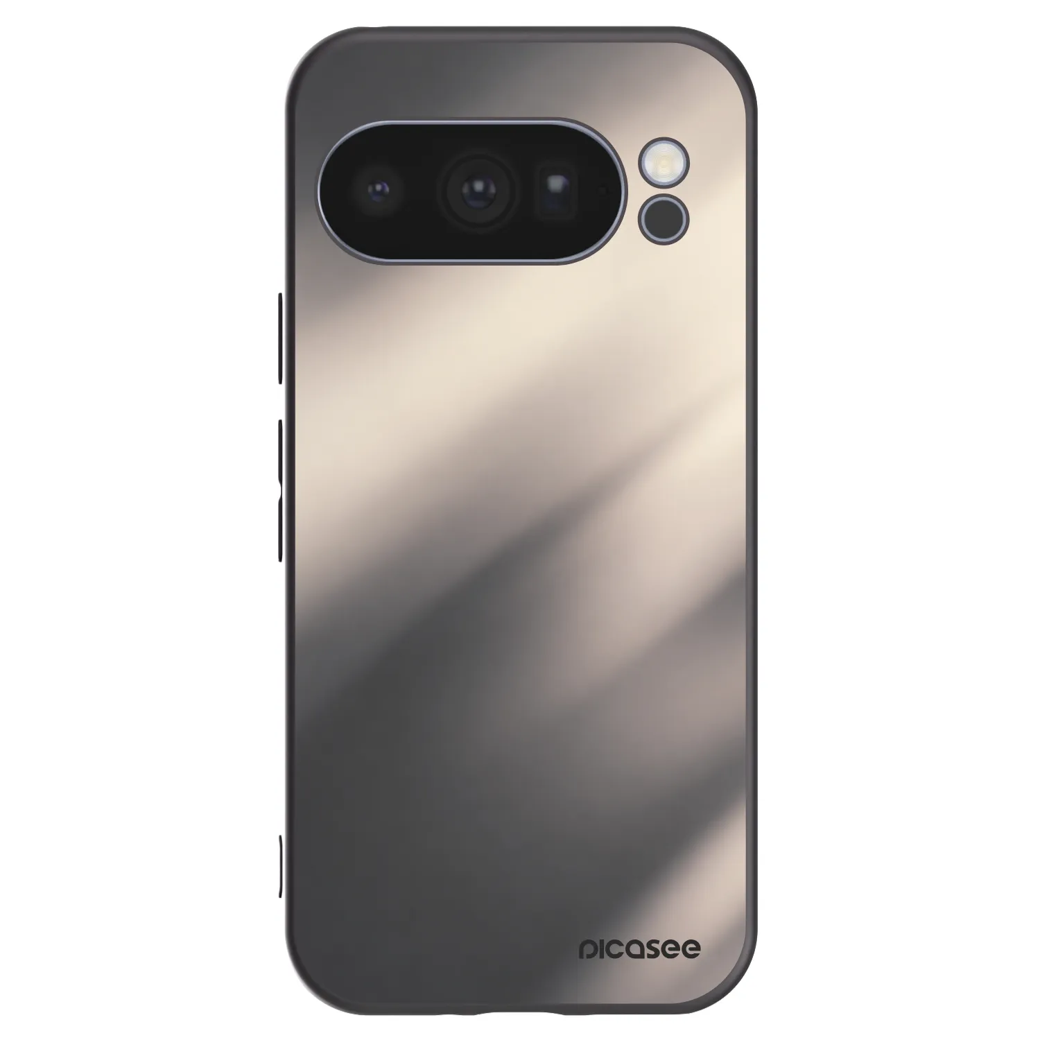 Picasee fekete szilikon tok az alábbi mobiltelefonokra Google Pixel 10 Pro - Smoky Beige