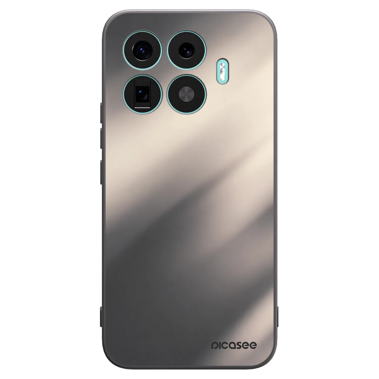 Picasee fekete szilikon tok az alábbi mobiltelefonokra Xiaomi 17T Pro - Smoky Beige
