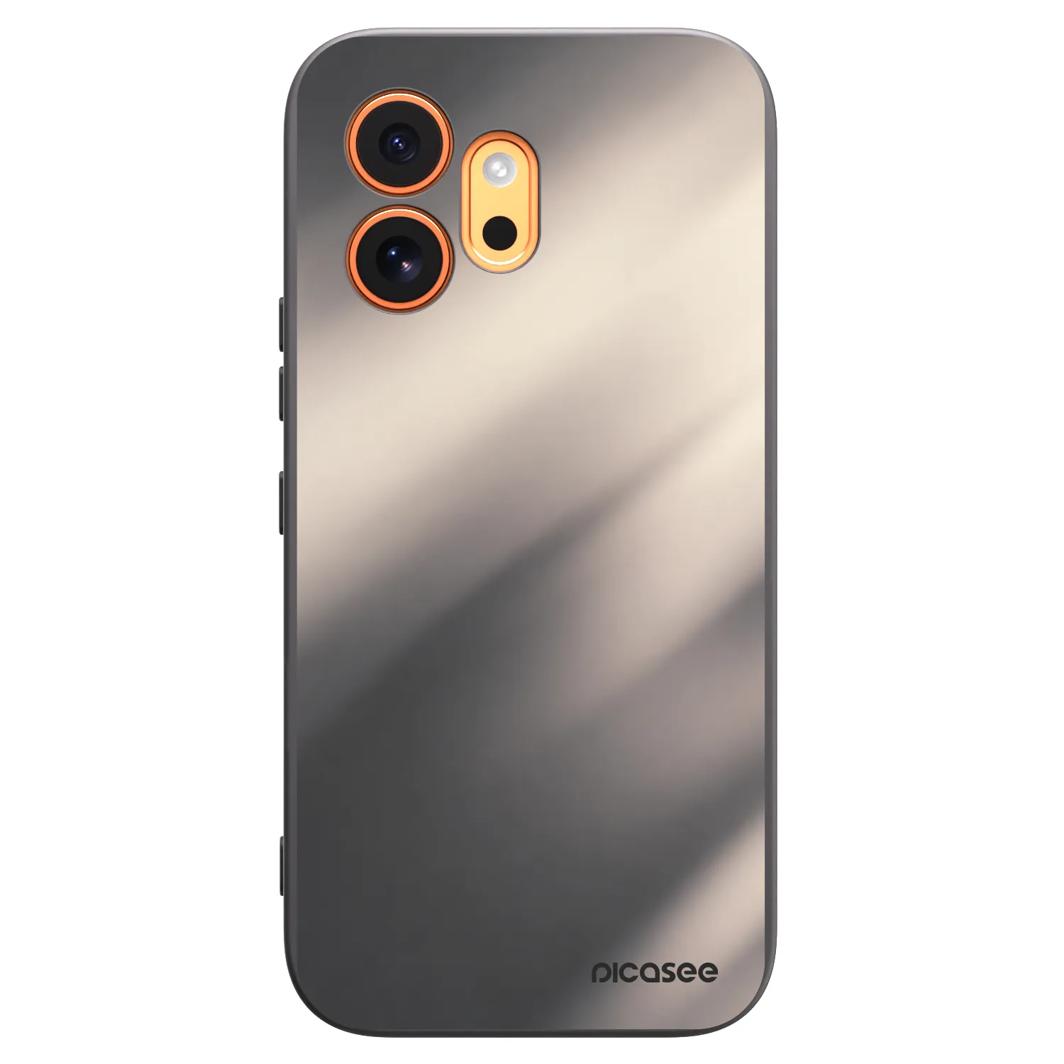 Picasee fekete szilikon tok az alábbi mobiltelefonokra Honor 600 - Smoky Beige