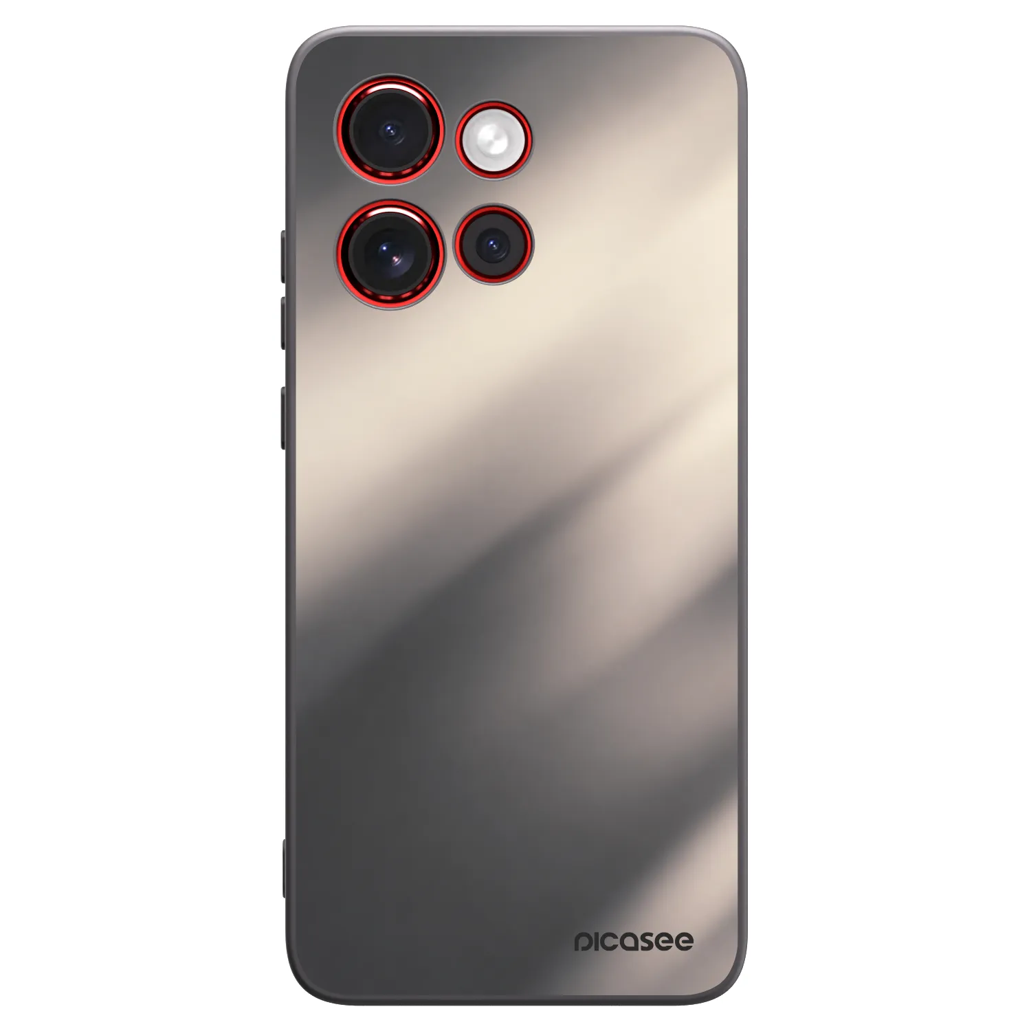 Picasee fekete szilikon tok az alábbi mobiltelefonokra Motorola Edge 60 Neo 5G - Smoky Beige