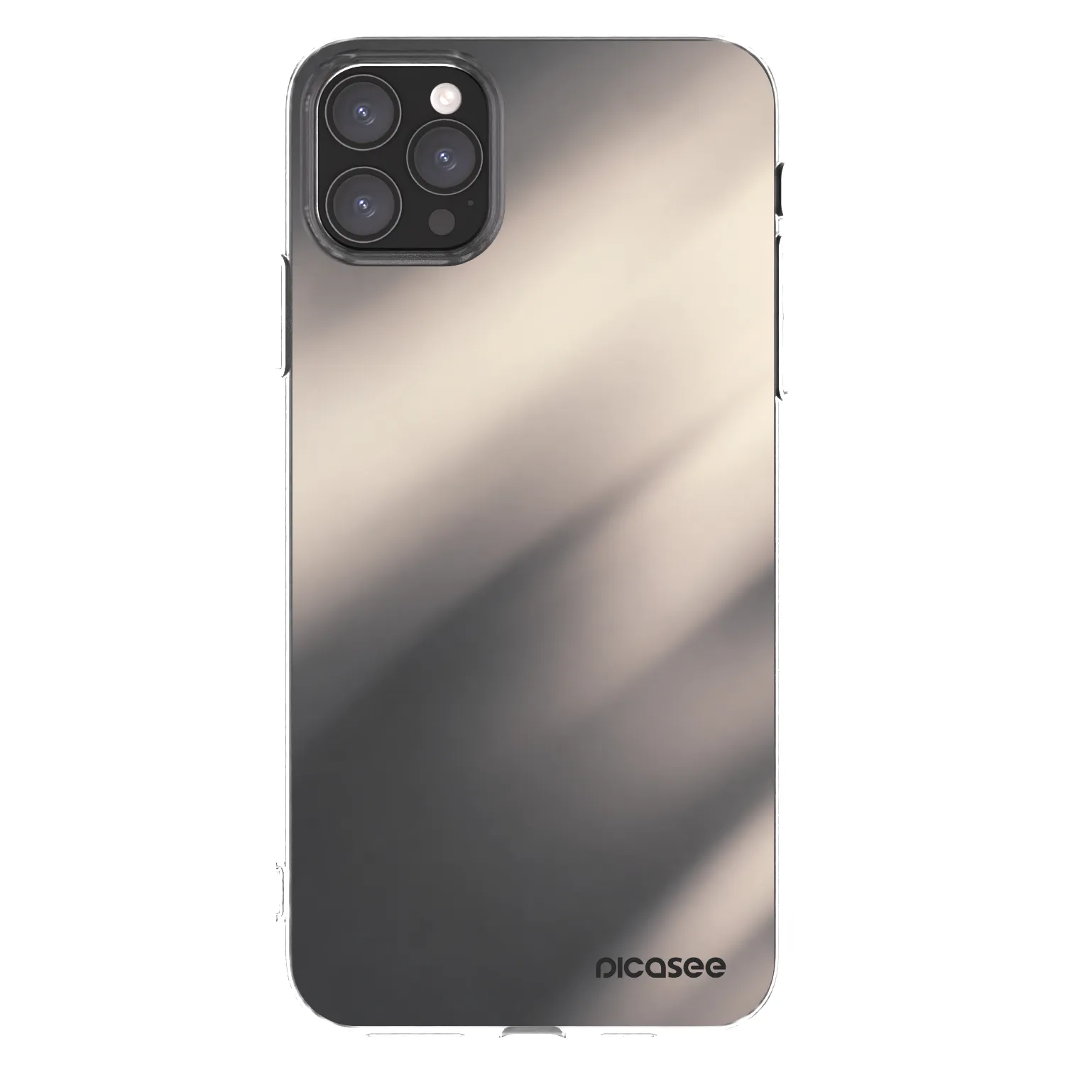 Picasee átlátszó szilikon tok az alábbi mobiltelefonokra Apple iPhone 11 Pro Max - Smoky Beige