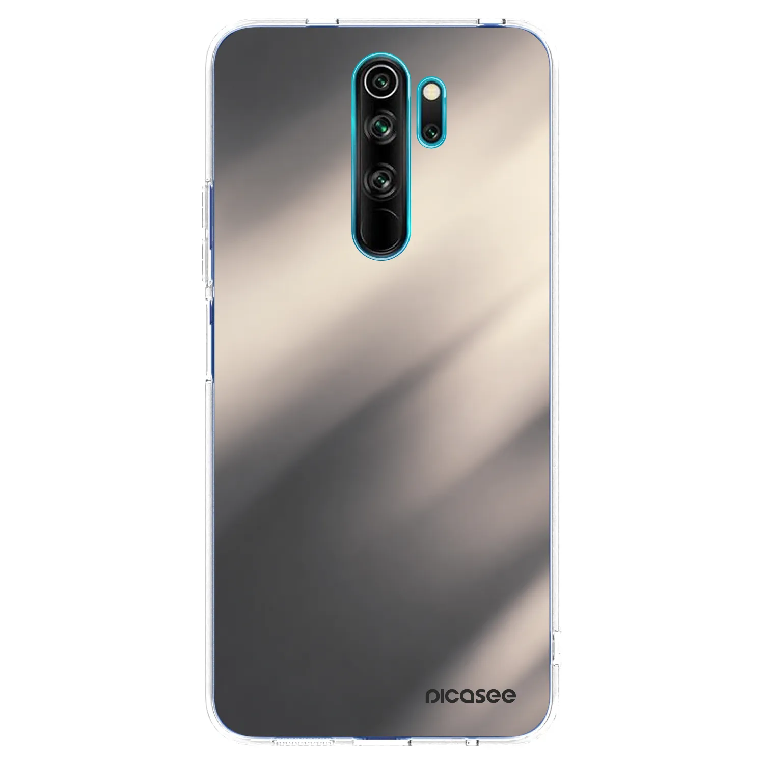 Picasee átlátszó szilikon tok az alábbi mobiltelefonokra Xiaomi Redmi Note 8 Pro - Smoky Beige