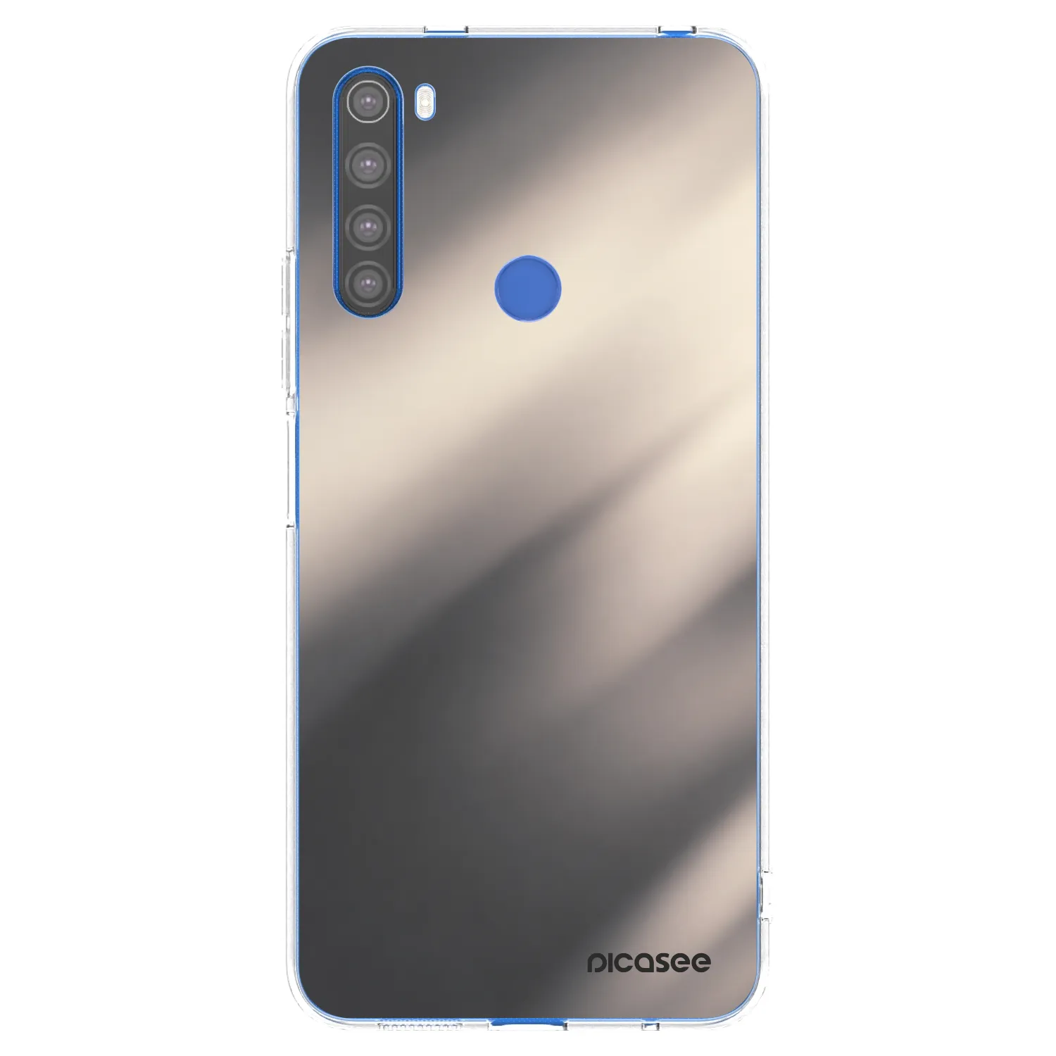 Picasee átlátszó szilikon tok az alábbi mobiltelefonokra Xiaomi Redmi Note 8T - Smoky Beige