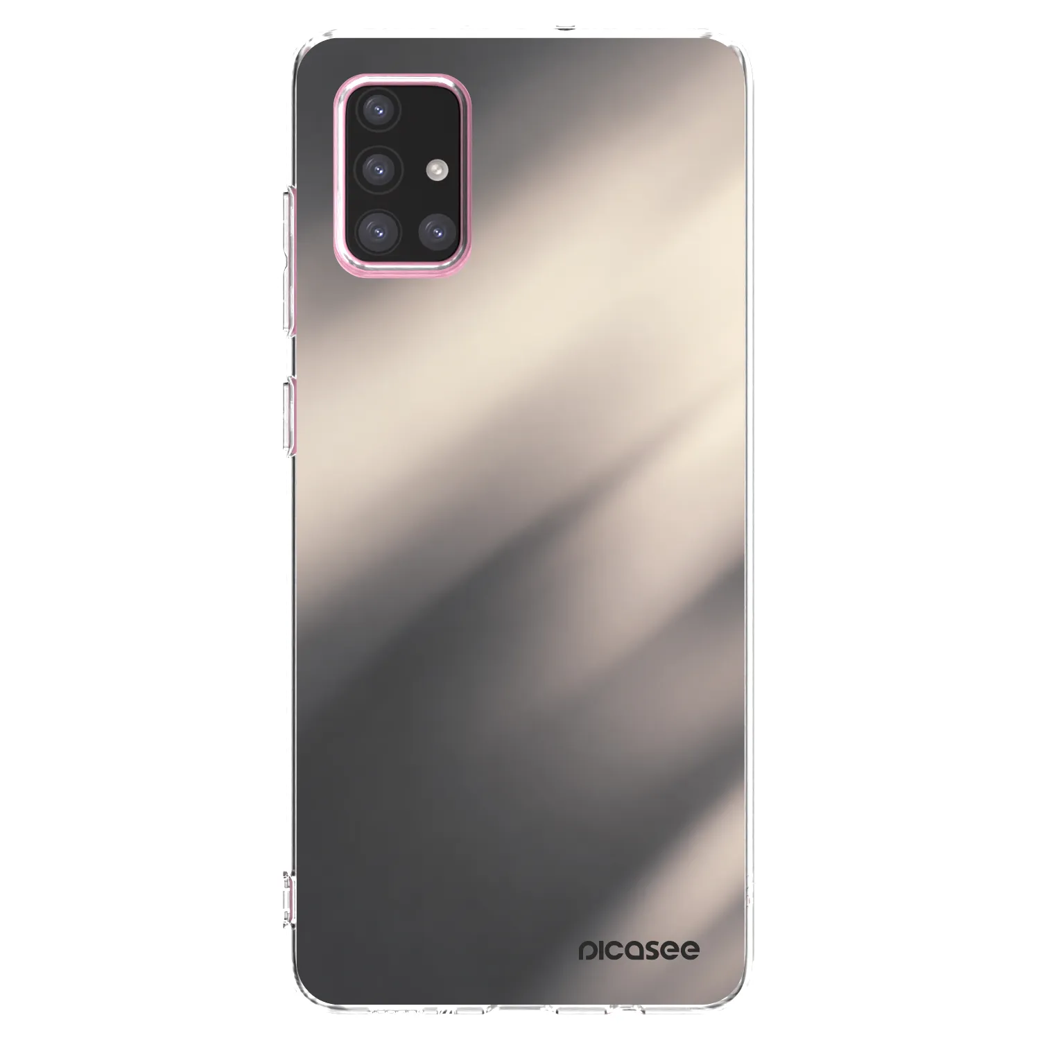 Picasee átlátszó szilikon tok az alábbi mobiltelefonokra Samsung Galaxy A71 A715F - Smoky Beige