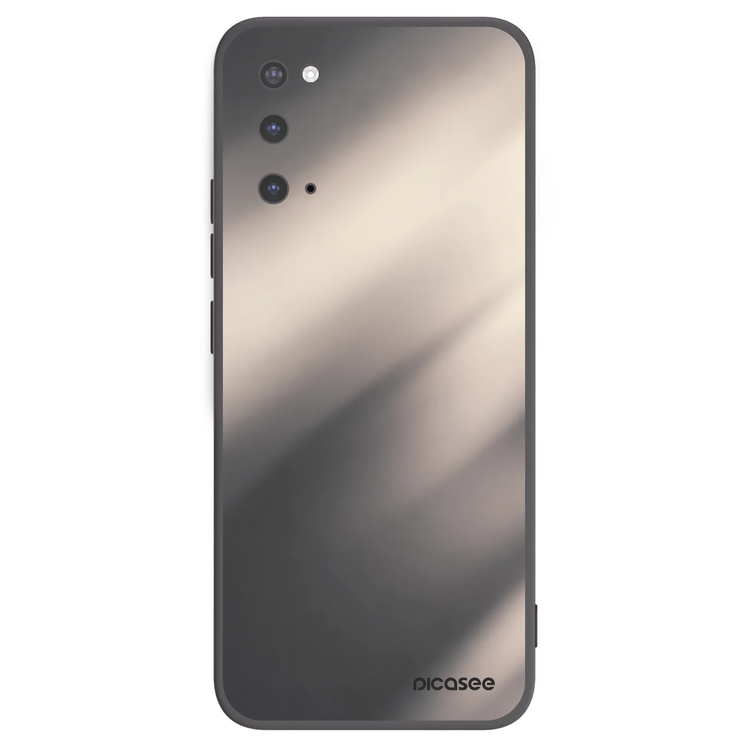Picasee fekete szilikon tok az alábbi mobiltelefonokra Samsung Galaxy S20 G980F - Smoky Beige