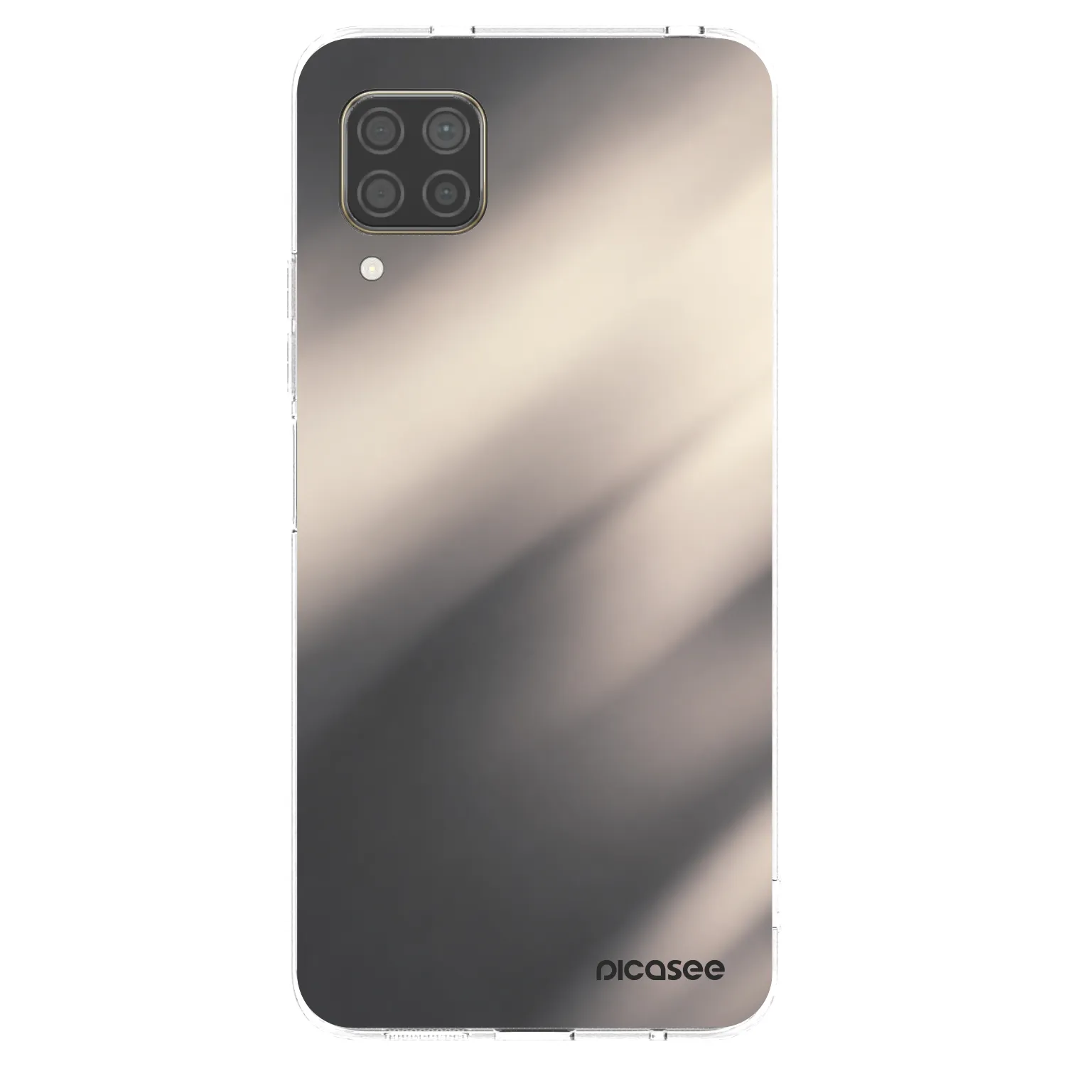 Picasee átlátszó szilikon tok az alábbi mobiltelefonokra Huawei P40 Lite - Smoky Beige