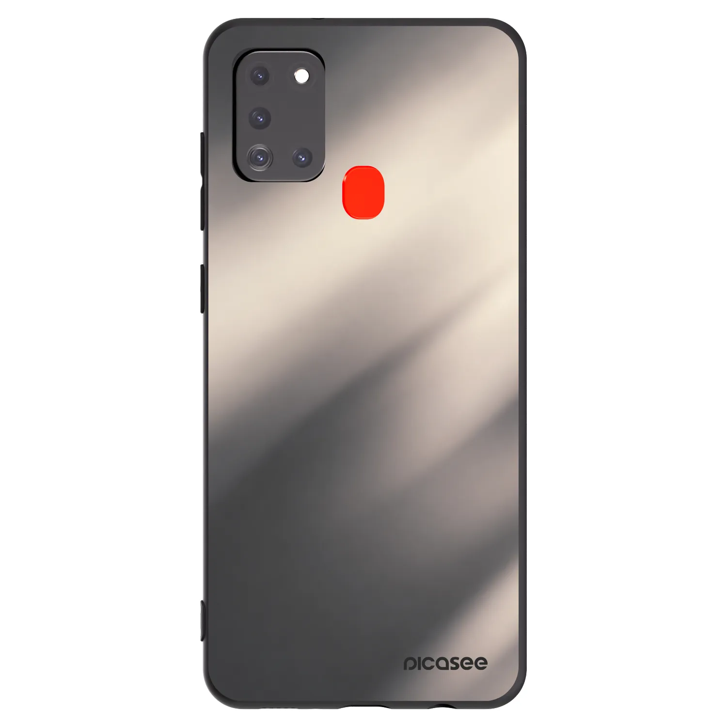 Picasee fekete szilikon tok az alábbi mobiltelefonokra Samsung Galaxy A21s - Smoky Beige