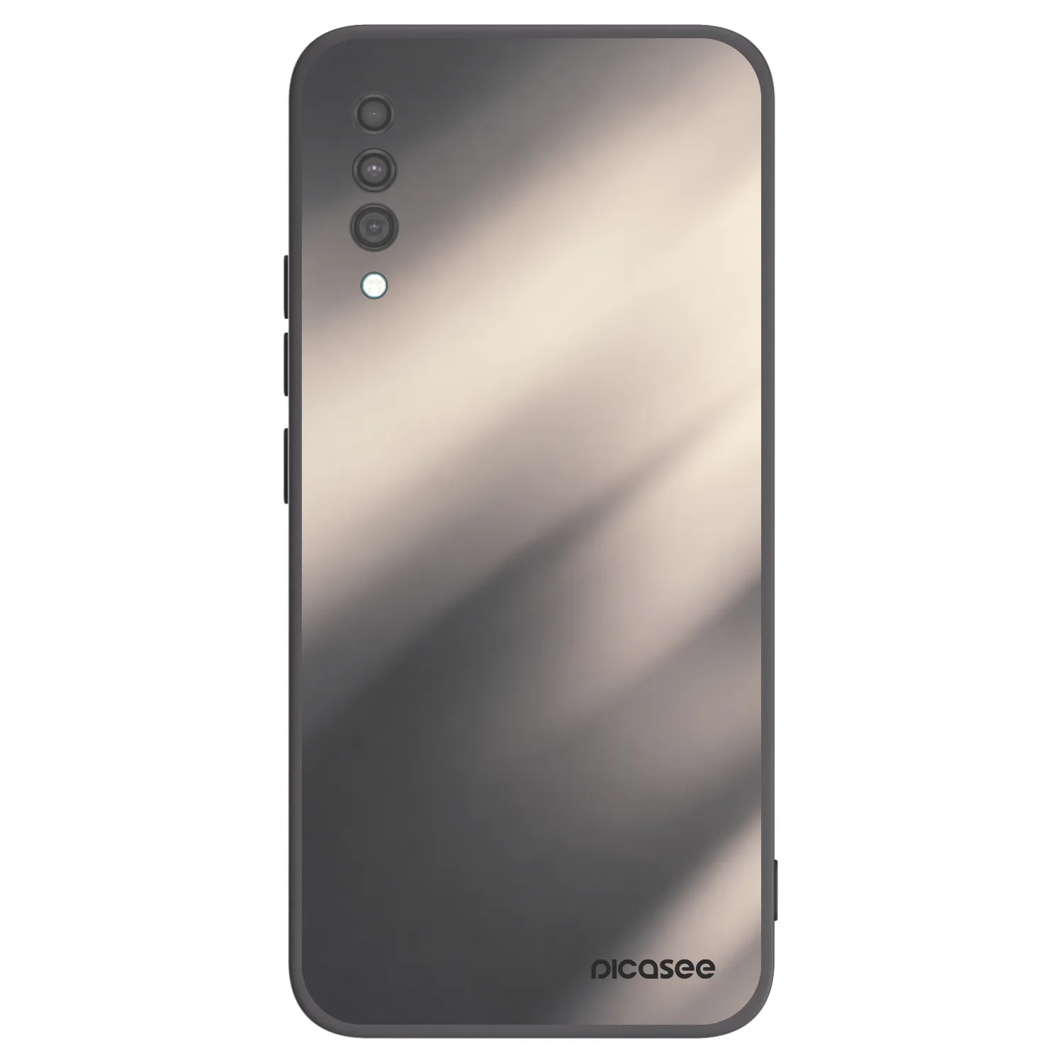 Picasee fekete szilikon tok az alábbi mobiltelefonokra Samsung Galaxy A30s A307F - Smoky Beige