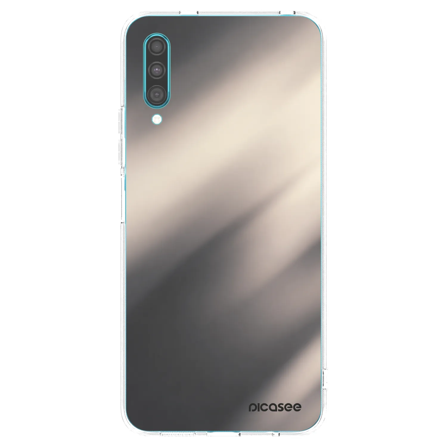 Picasee átlátszó szilikon tok az alábbi mobiltelefonokra Samsung Galaxy A30s A307F - Smoky Beige
