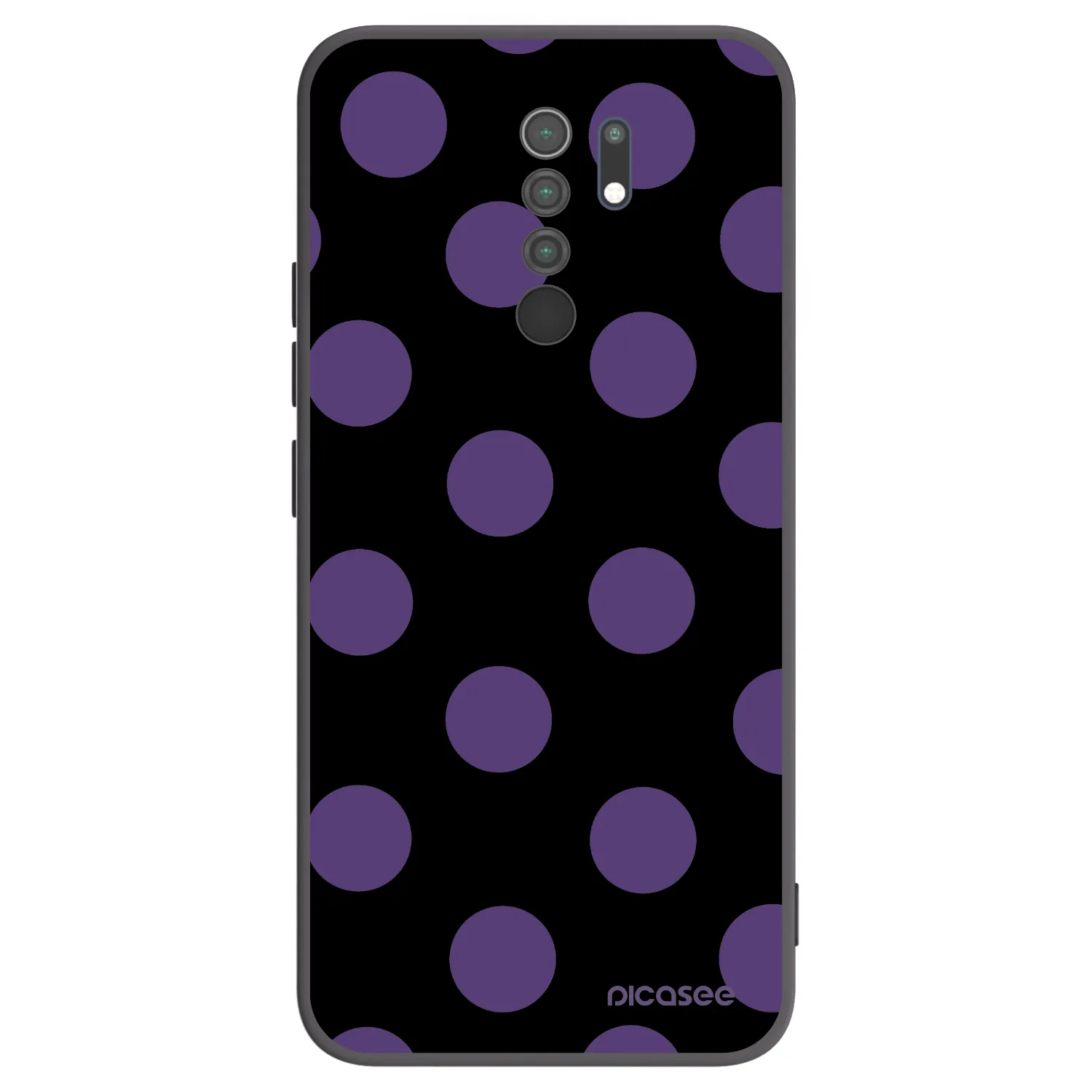 Picasee fekete szilikon tok az alábbi mobiltelefonokra Xiaomi Redmi 9 - Big flickers