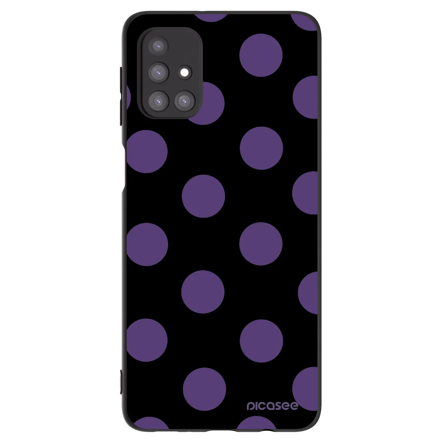 Picasee fekete szilikon tok az alábbi mobiltelefonokra Samsung Galaxy M31s - Big flickers