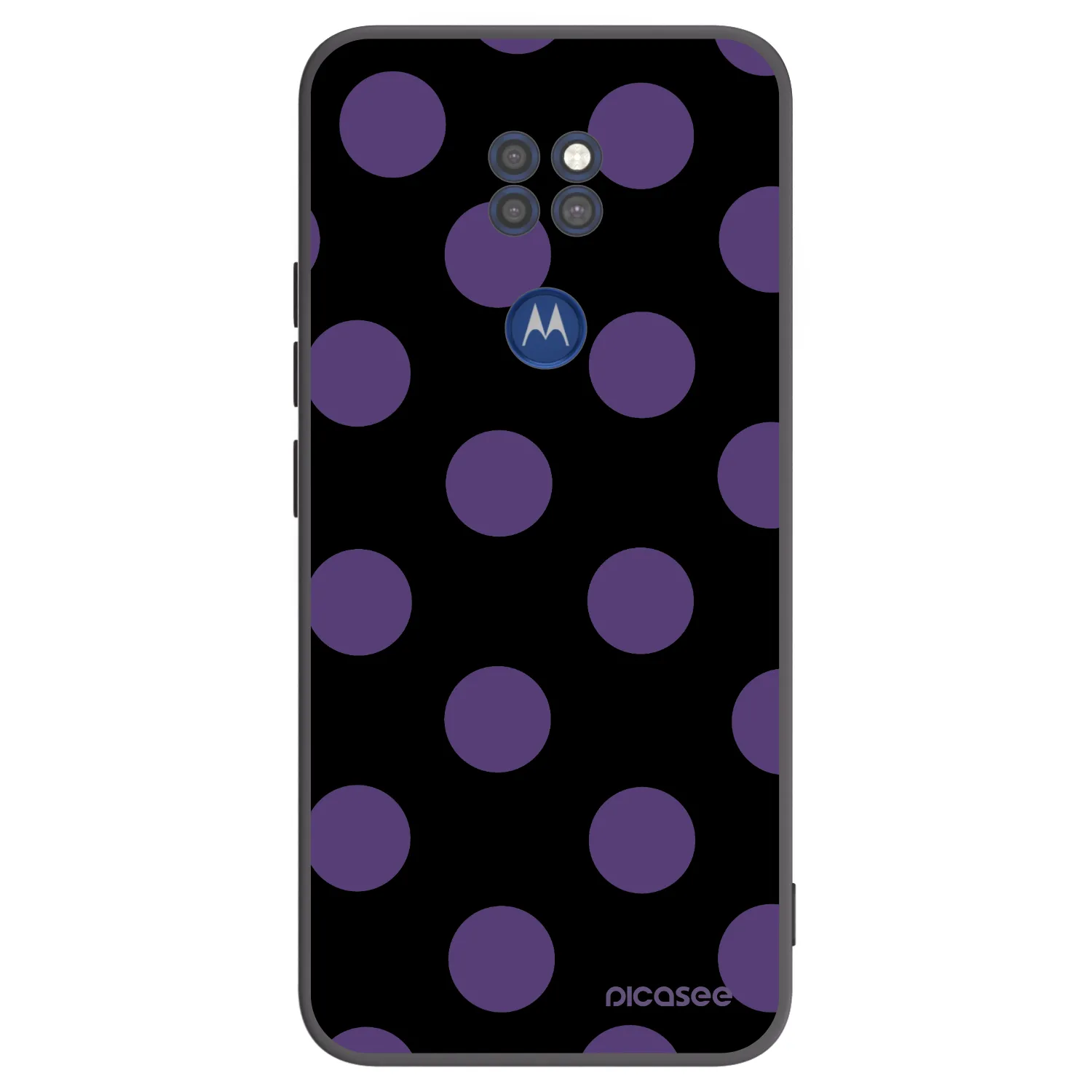 Picasee fekete szilikon tok az alábbi mobiltelefonokra Motorola Moto G9 Play - Big flickers