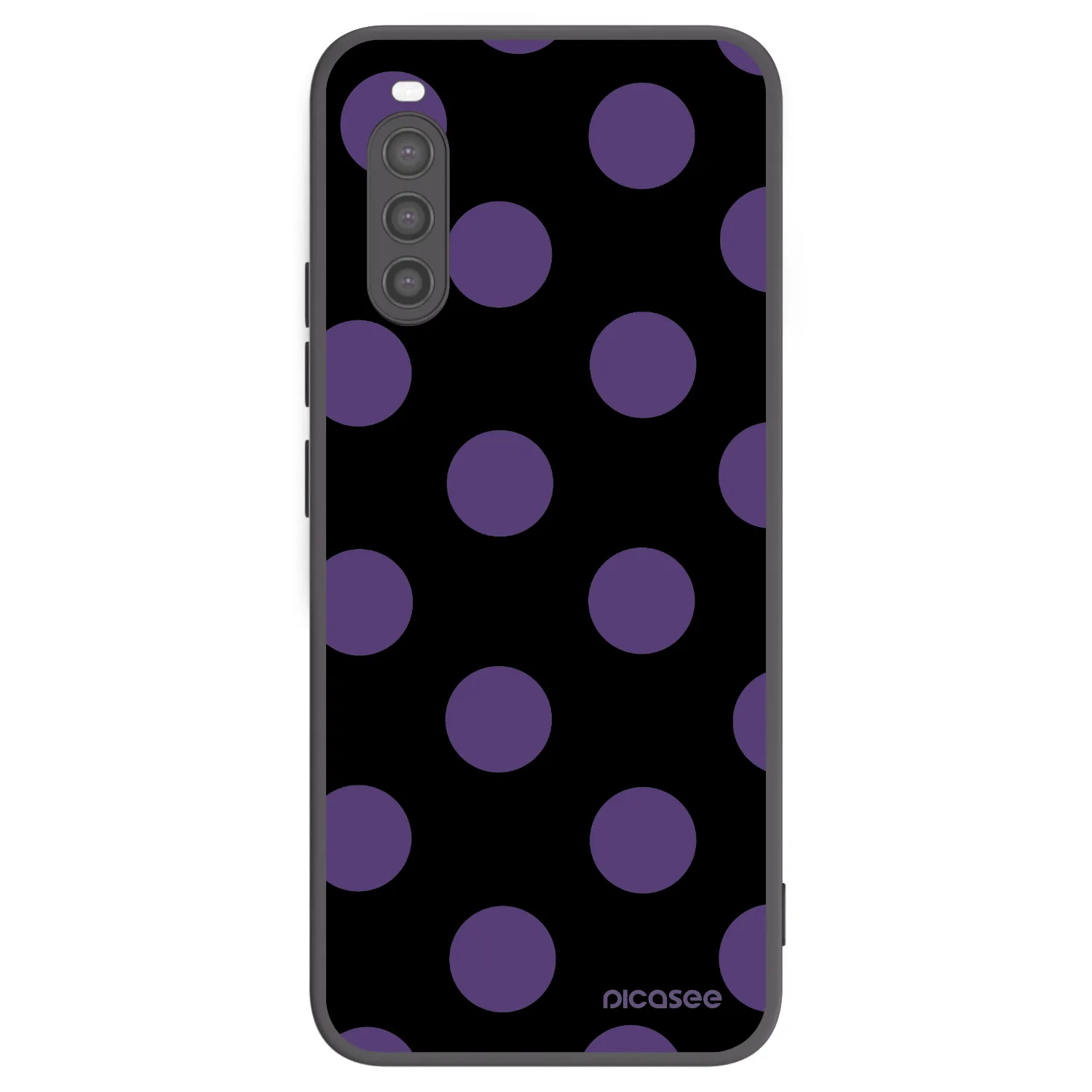 Picasee fekete szilikon tok az alábbi mobiltelefonokra Sony Xperia 10 II - Big flickers