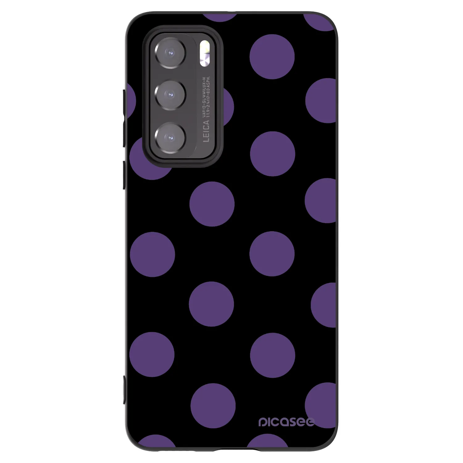 Picasee fekete szilikon tok az alábbi mobiltelefonokra Huawei P40 - Big flickers
