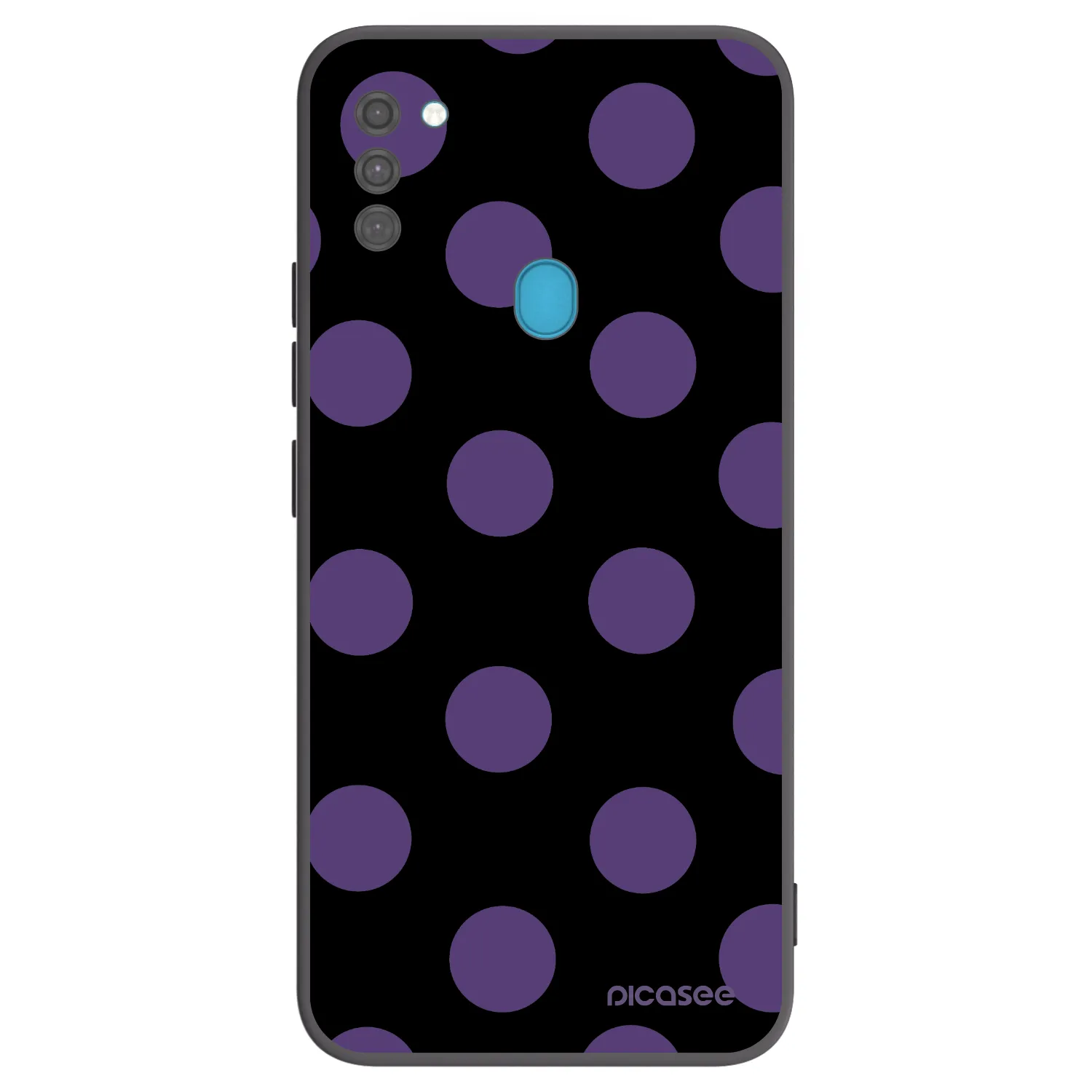 Picasee fekete szilikon tok az alábbi mobiltelefonokra Samsung Galaxy M11 - Big flickers