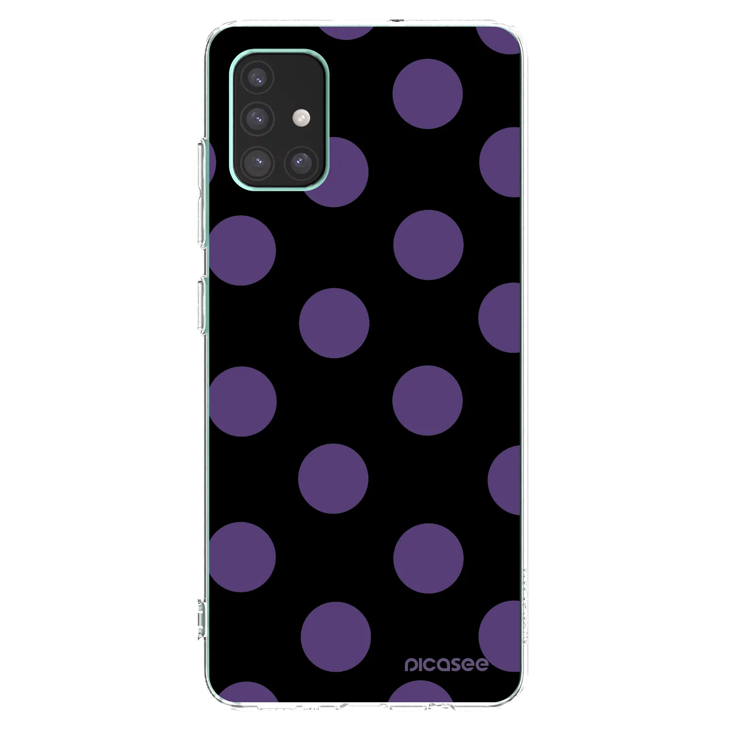 Picasee átlátszó szilikon tok az alábbi mobiltelefonokra Samsung Galaxy M51 M515F - Big flickers