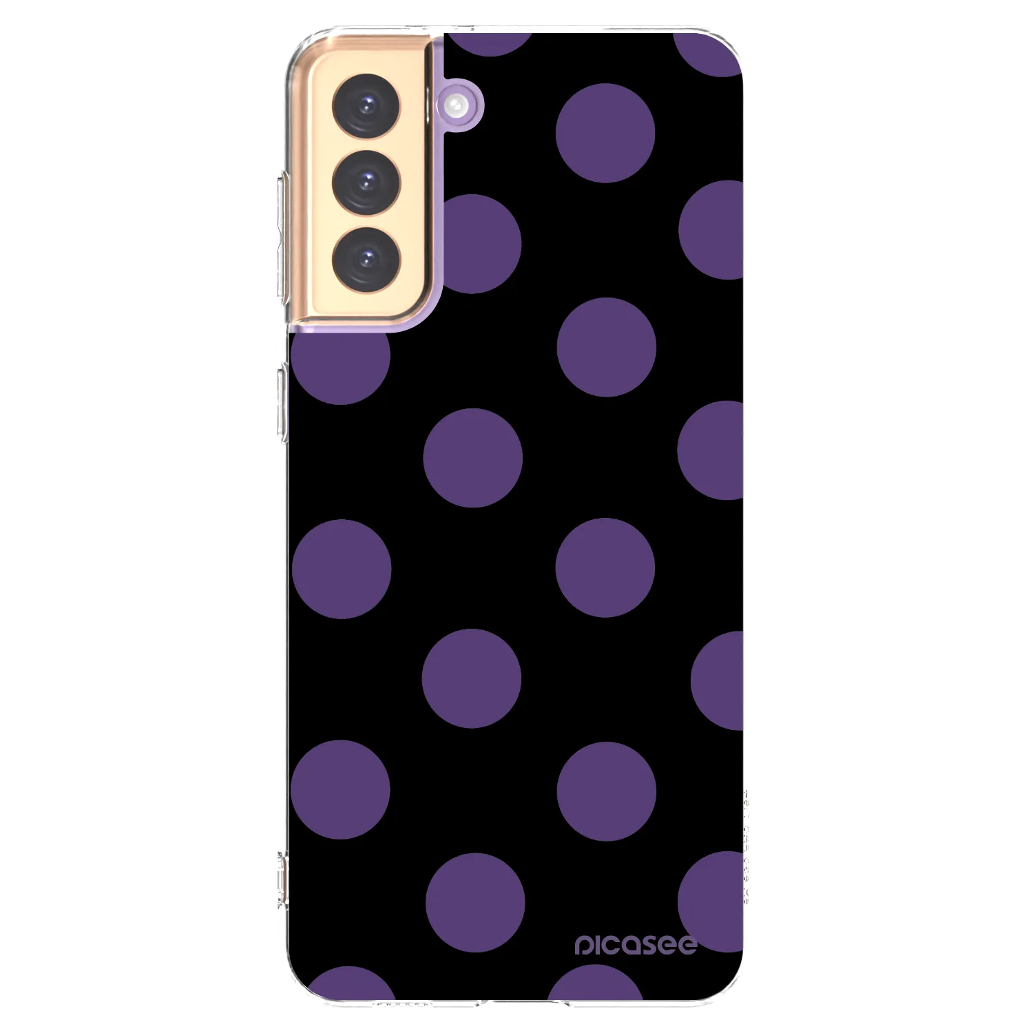 Picasee átlátszó szilikon tok az alábbi mobiltelefonokra Samsung Galaxy S21+ 5G G996F - Big flickers