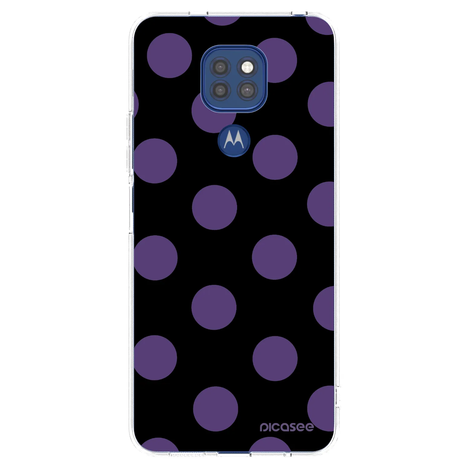 Picasee átlátszó szilikon tok az alábbi mobiltelefonokra Motorola Moto G9 Play - Big flickers