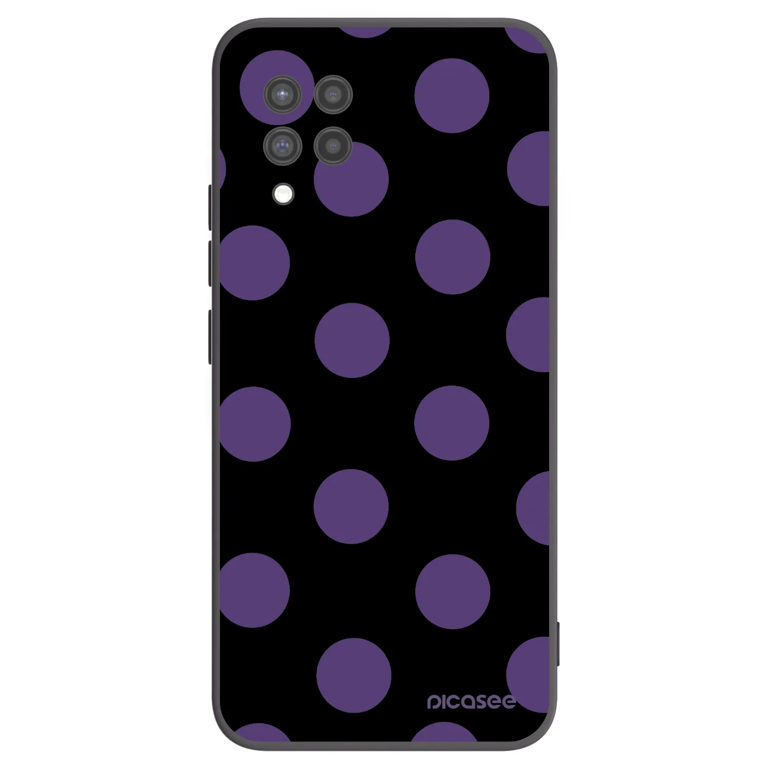 Picasee fekete szilikon tok az alábbi mobiltelefonokra Samsung Galaxy A42 A426B - Big flickers