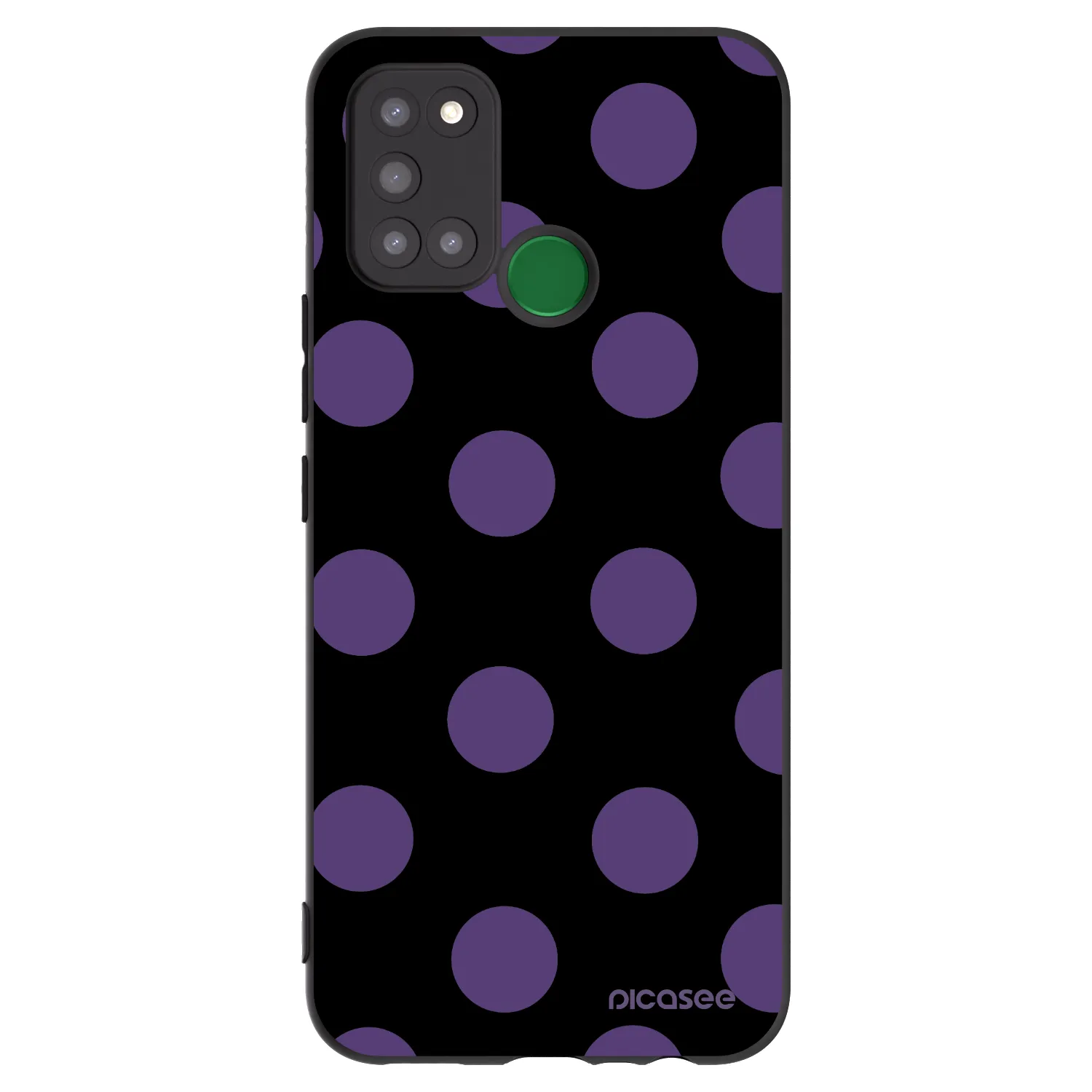 Picasee fekete szilikon tok az alábbi mobiltelefonokra Realme 7i - Big flickers