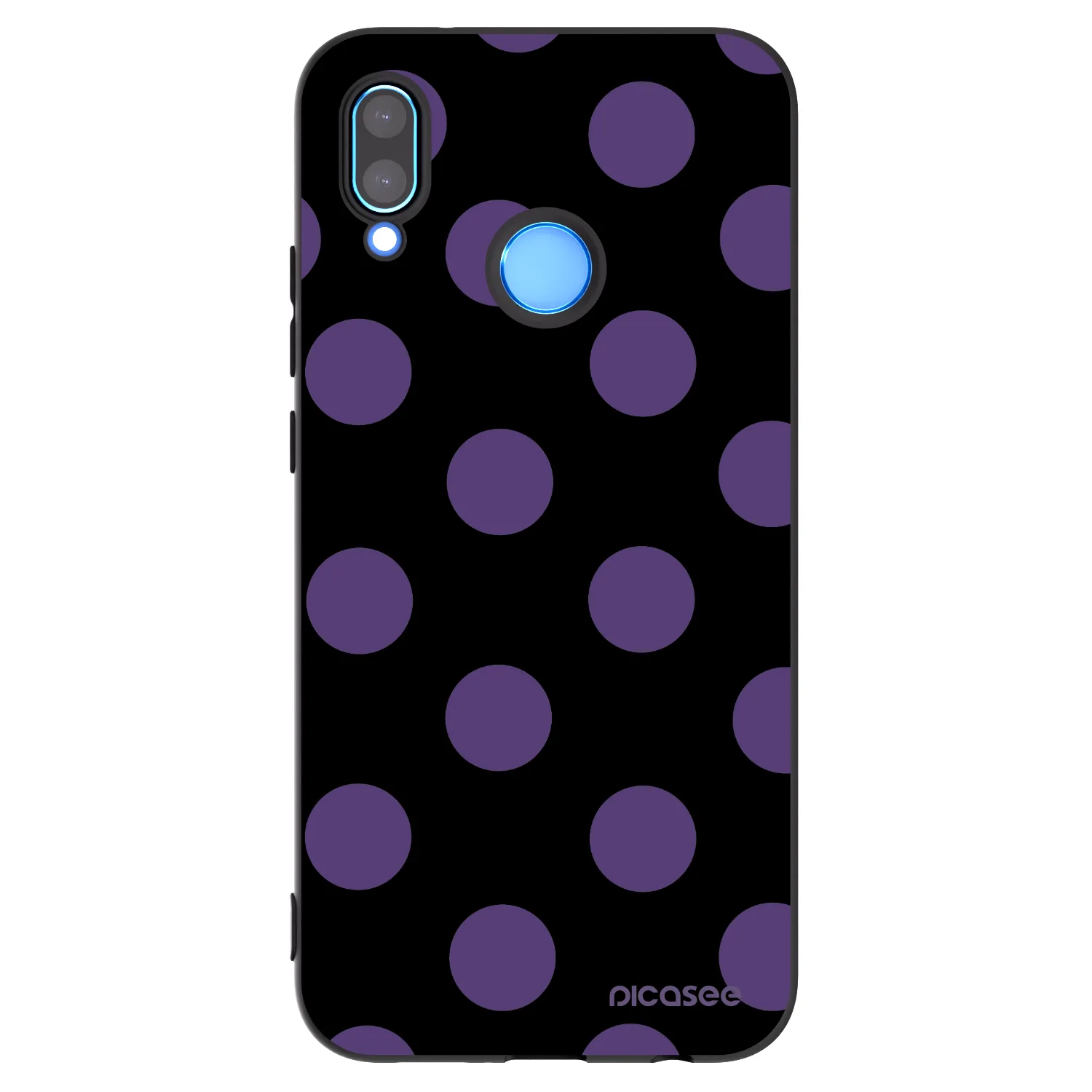 Picasee fekete szilikon tok az alábbi mobiltelefonokra Huawei P20 Lite - Big flickers