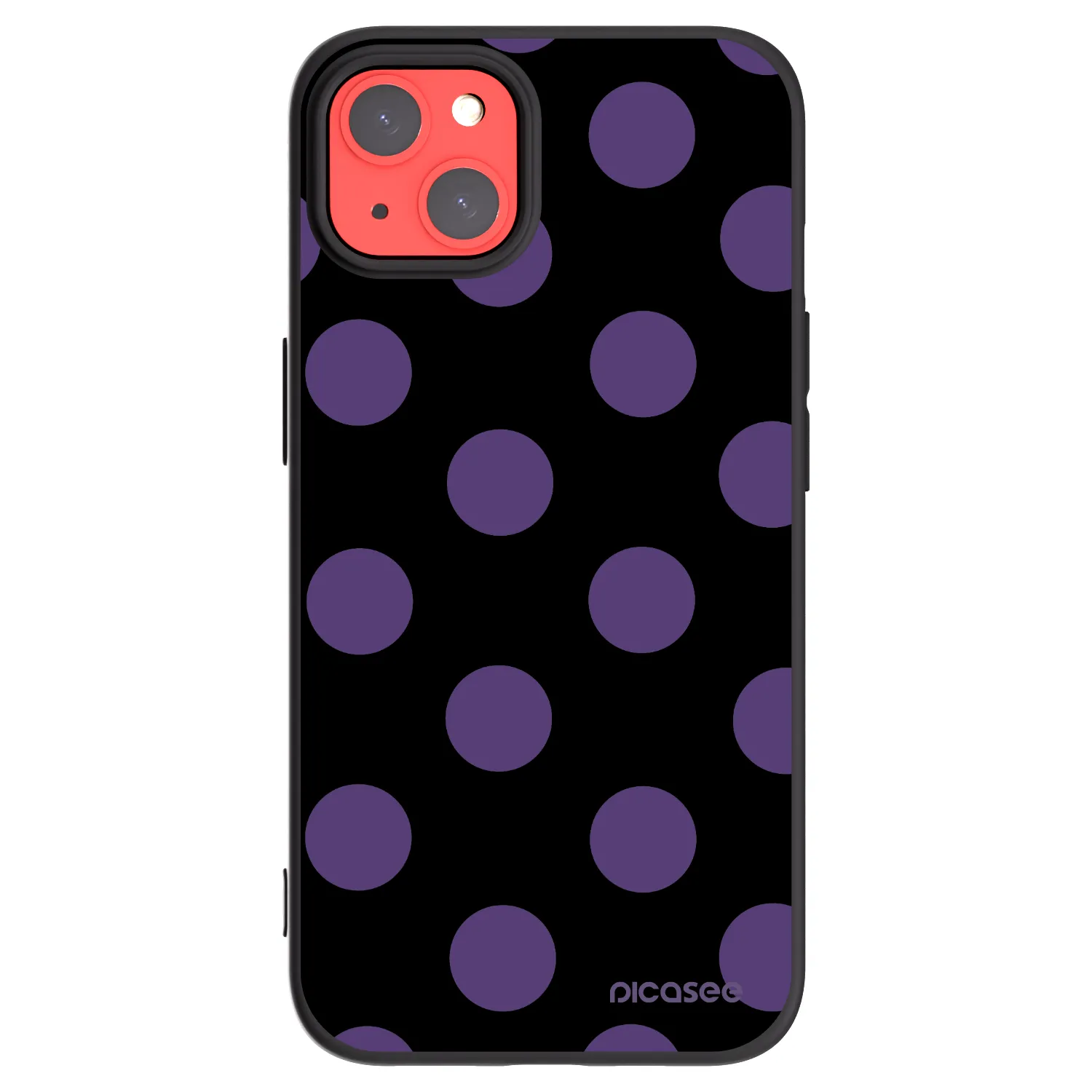 Picasee fekete szilikon tok az alábbi mobiltelefonokra Apple iPhone 13 - Big flickers