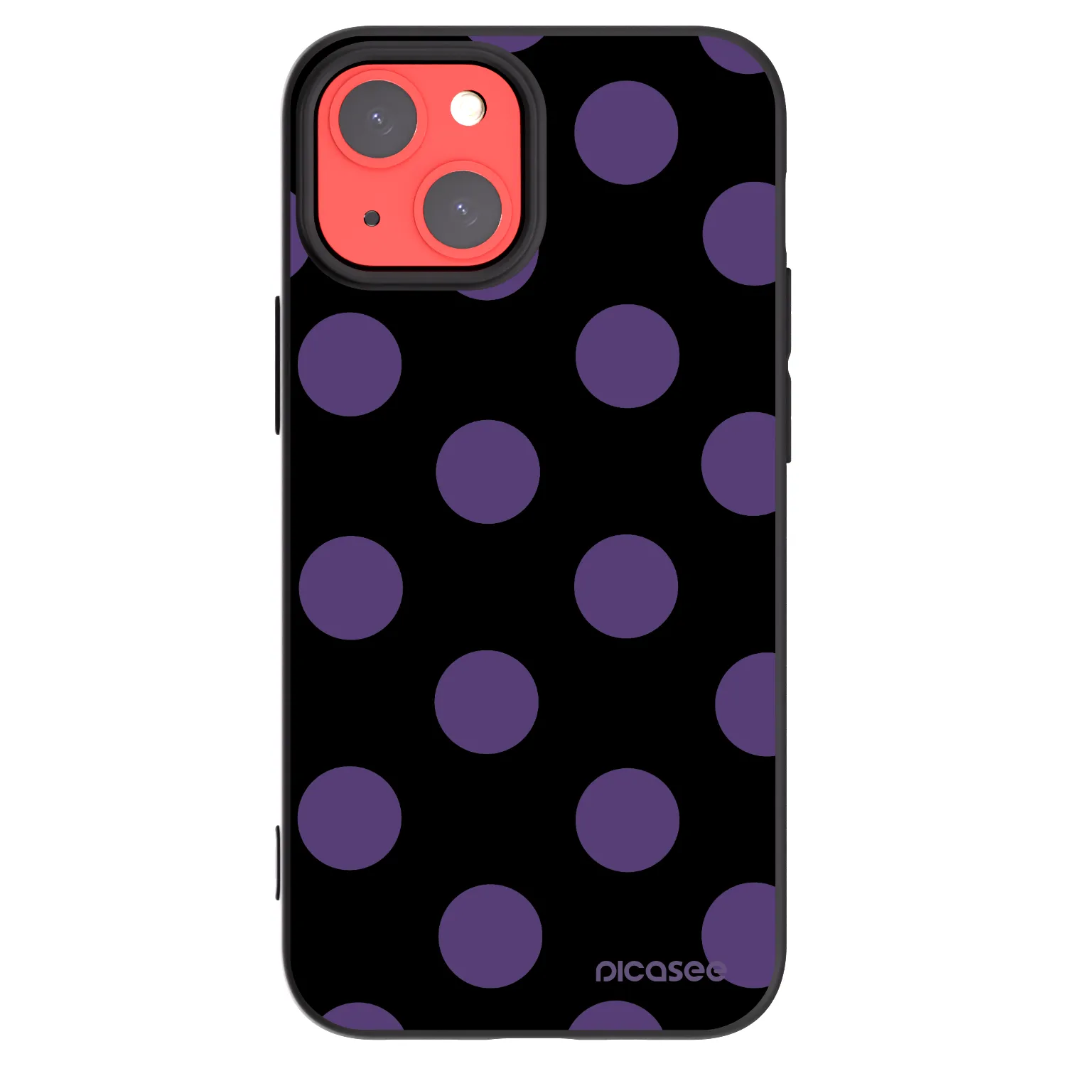 Picasee fekete szilikon tok az alábbi mobiltelefonokra Apple iPhone 13 mini - Big flickers