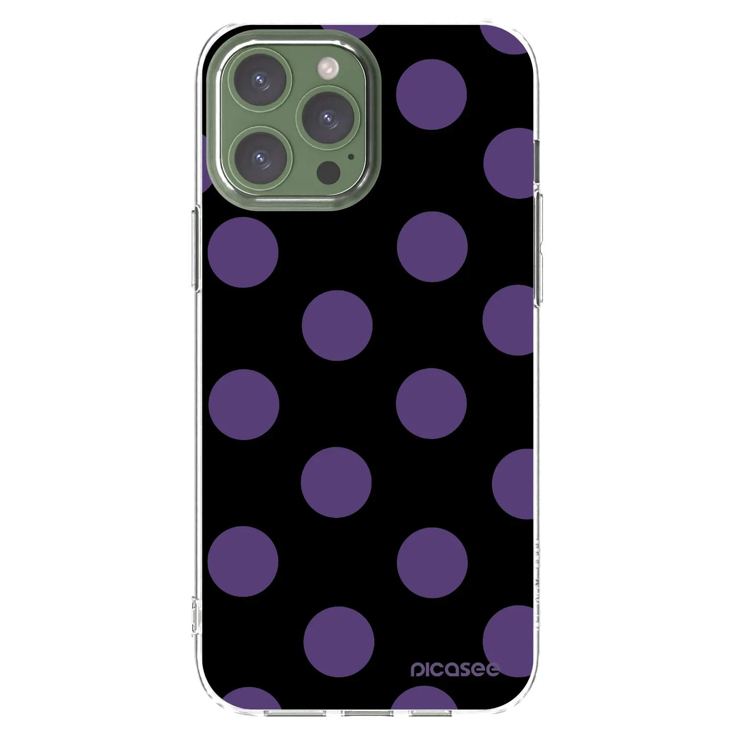 Picasee átlátszó szilikon tok az alábbi mobiltelefonokra Apple iPhone 13 Pro Max - Big flickers