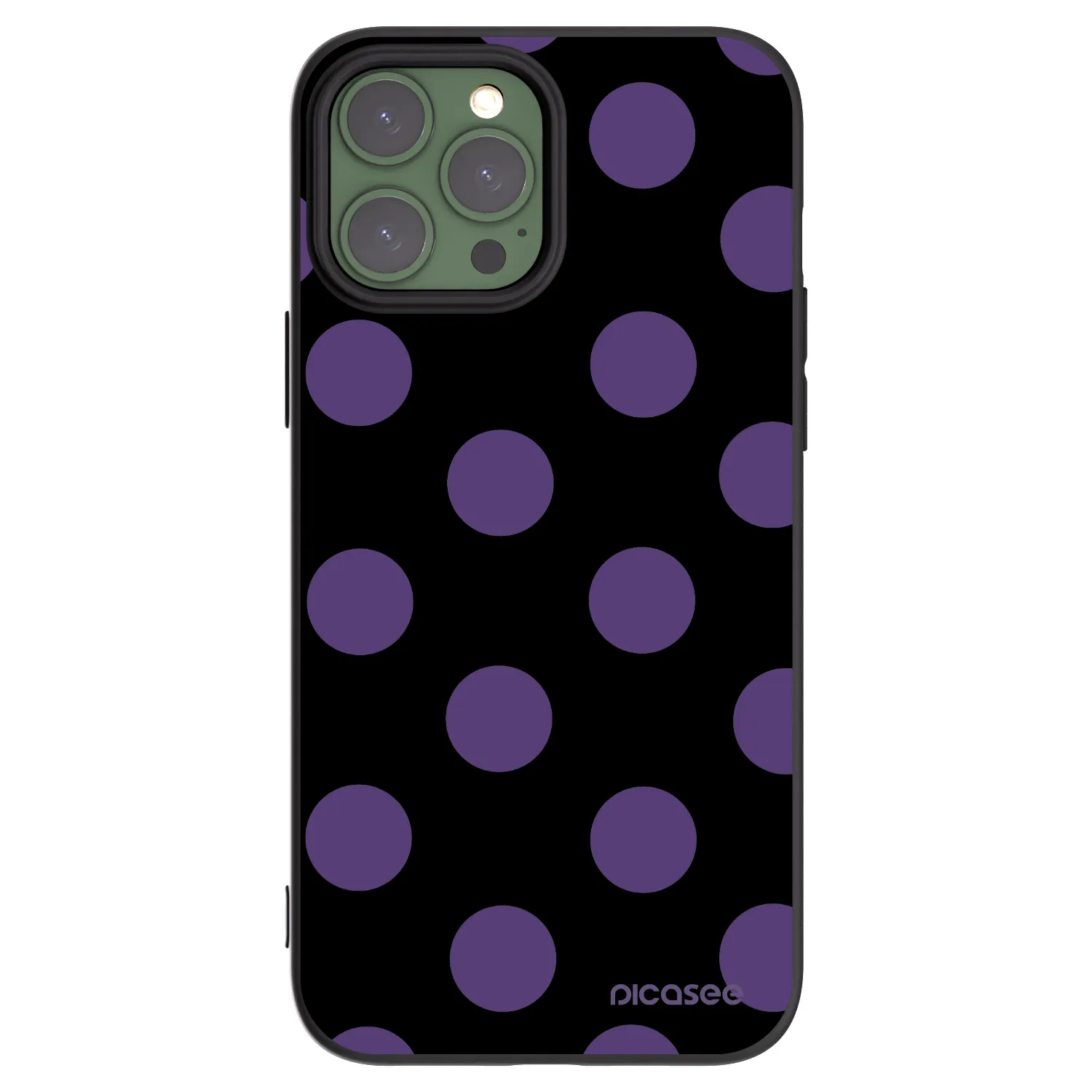 Picasee fekete szilikon tok az alábbi mobiltelefonokra Apple iPhone 13 Pro Max - Big flickers
