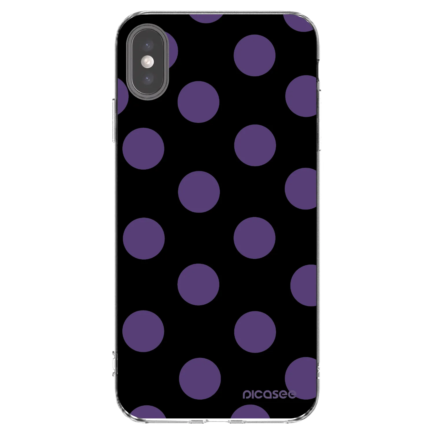 Picasee átlátszó szilikon tok az alábbi mobiltelefonokra Apple iPhone XS Max - Big flickers