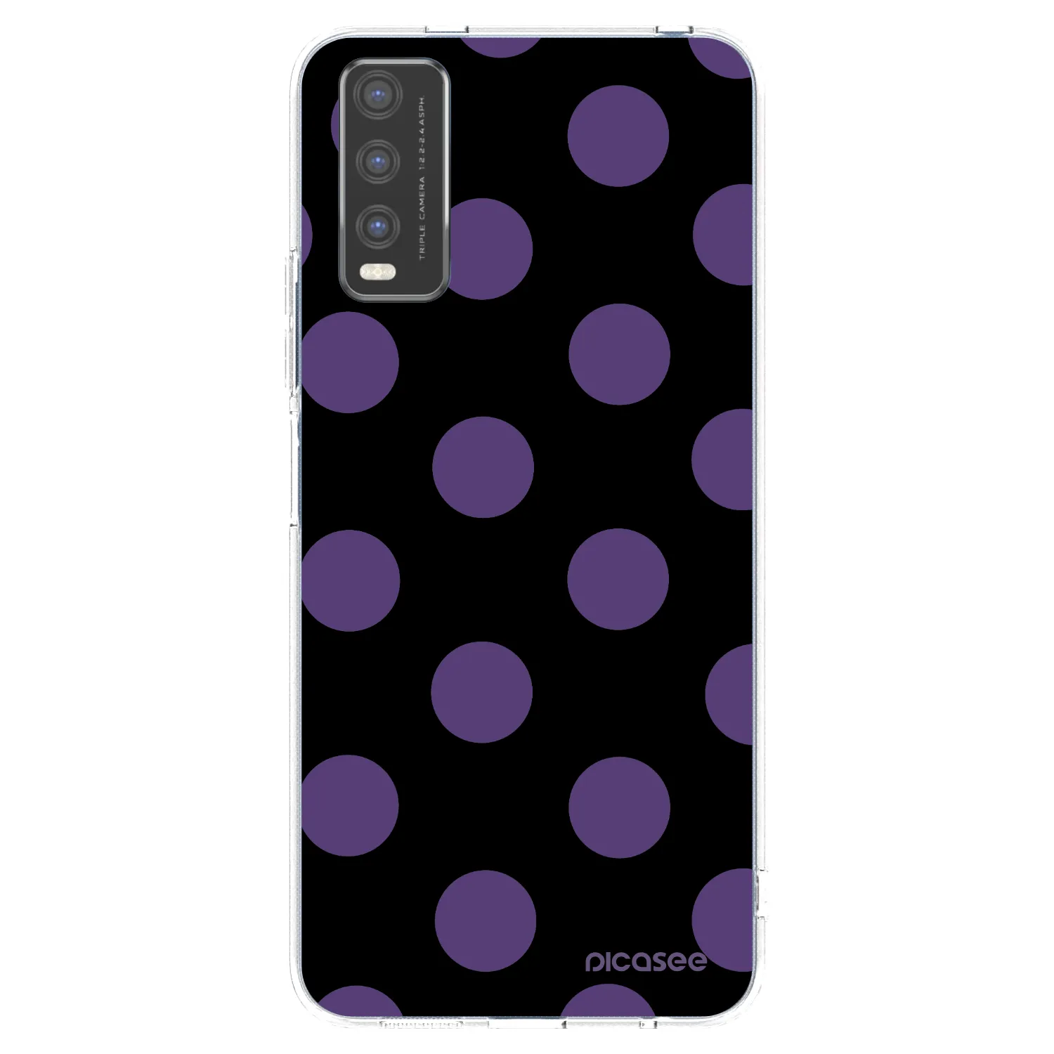Picasee átlátszó szilikon tok az alábbi mobiltelefonokra Vivo Y20s - Big flickers