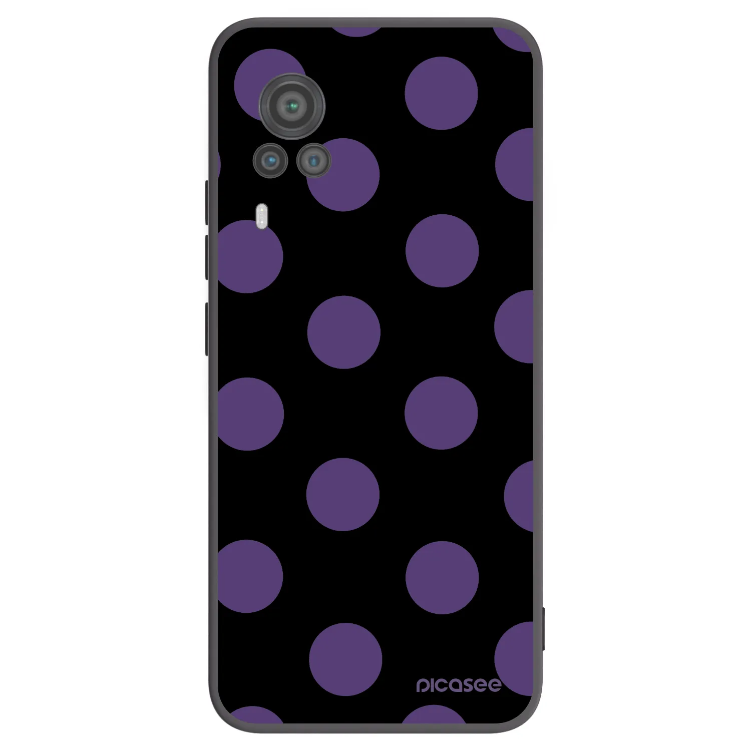 Picasee fekete szilikon tok az alábbi mobiltelefonokra Vivo X60 Pro 5G - Big flickers