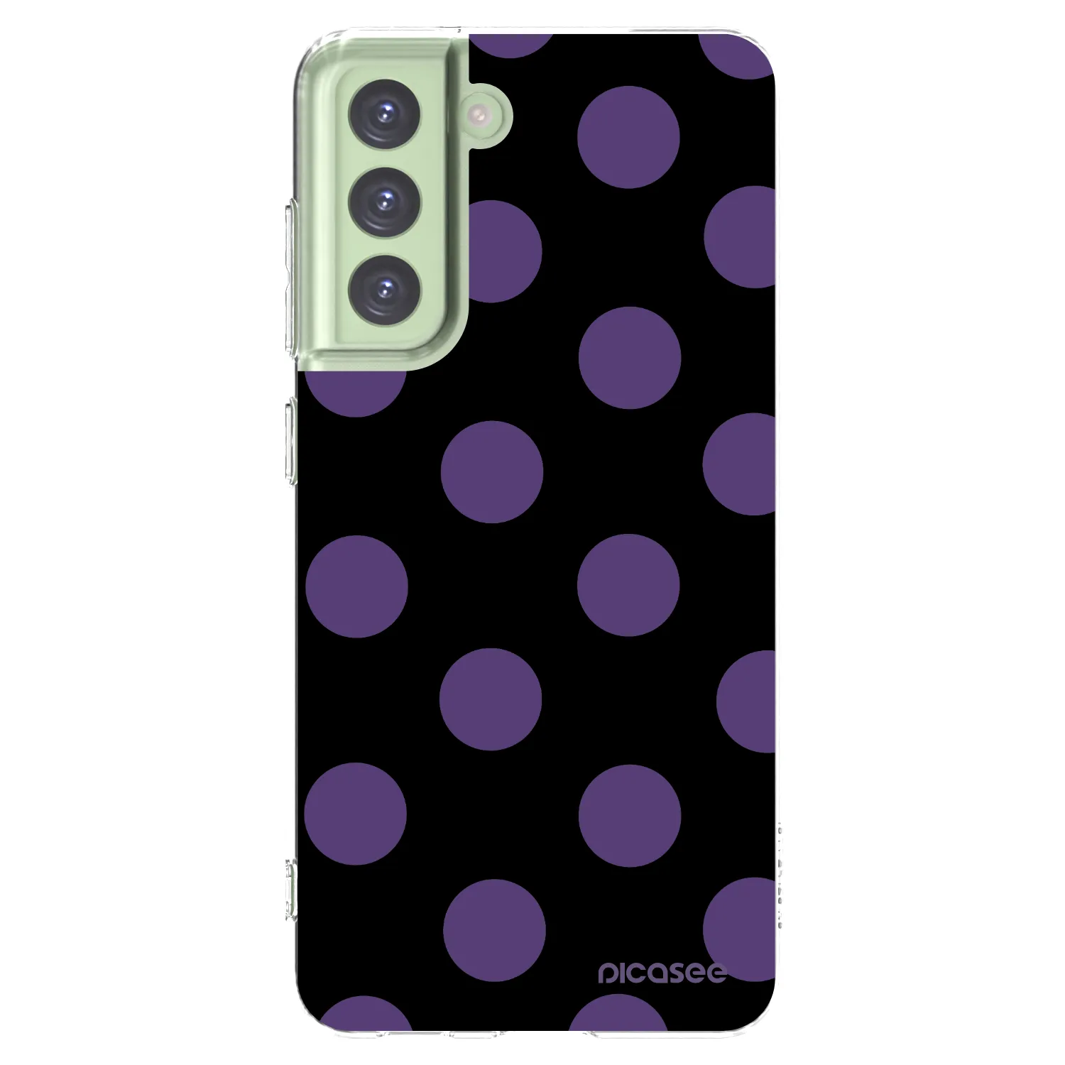Picasee átlátszó szilikon tok az alábbi mobiltelefonokra Samsung Galaxy S21 FE 5G - Big flickers