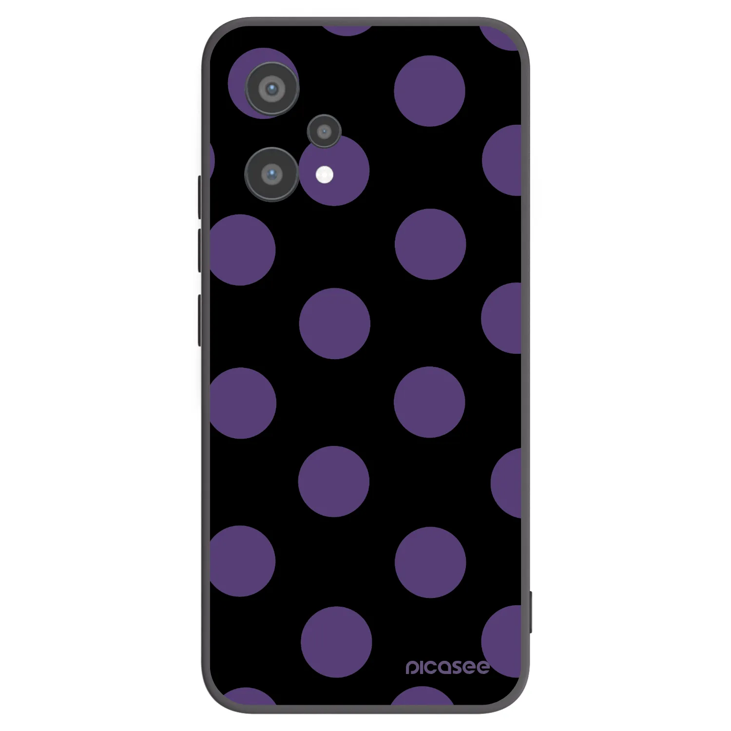 Picasee fekete szilikon tok az alábbi mobiltelefonokra Realme 9 Pro 5G - Big flickers