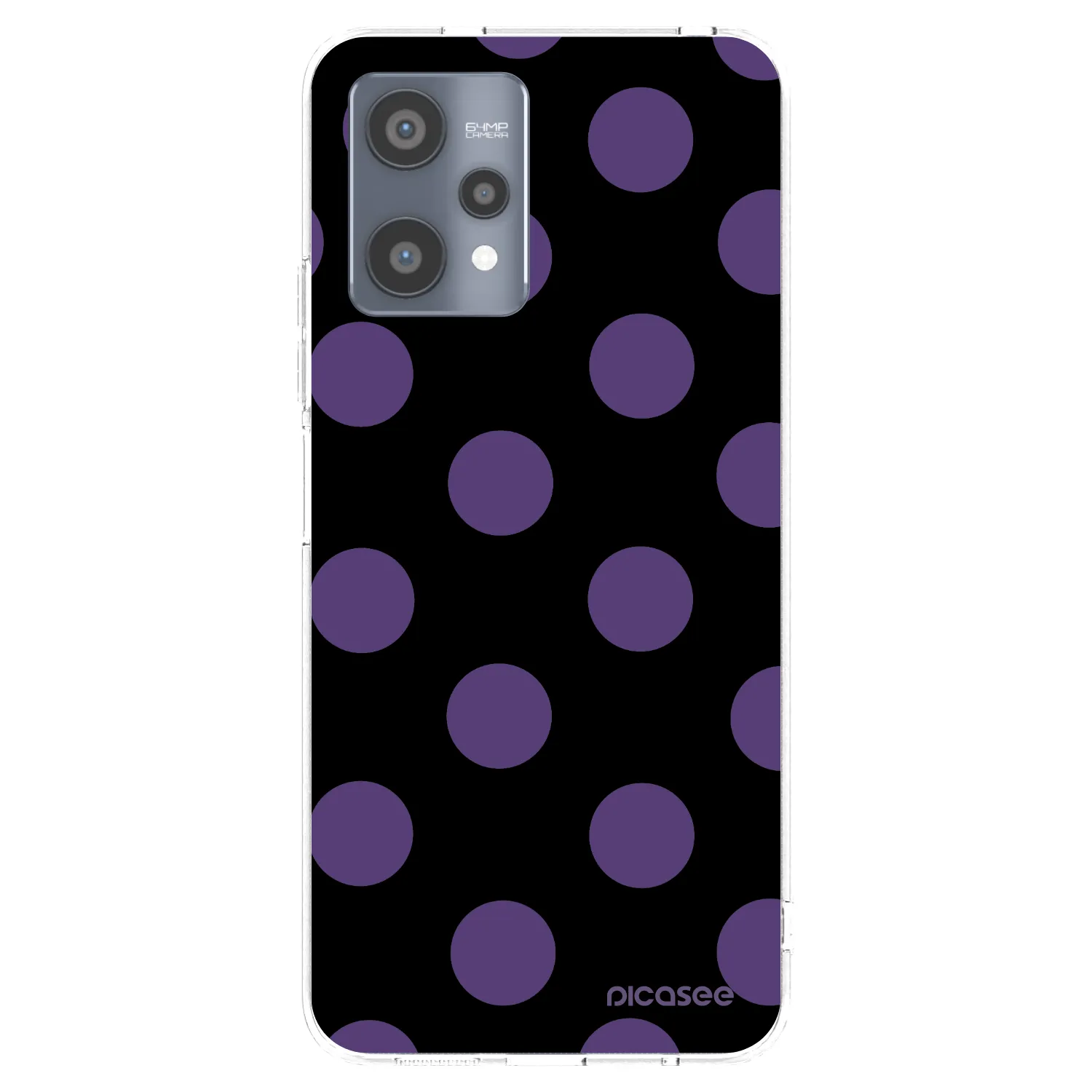 Picasee átlátszó szilikon tok az alábbi mobiltelefonokra Realme 9 Pro 5G - Big flickers